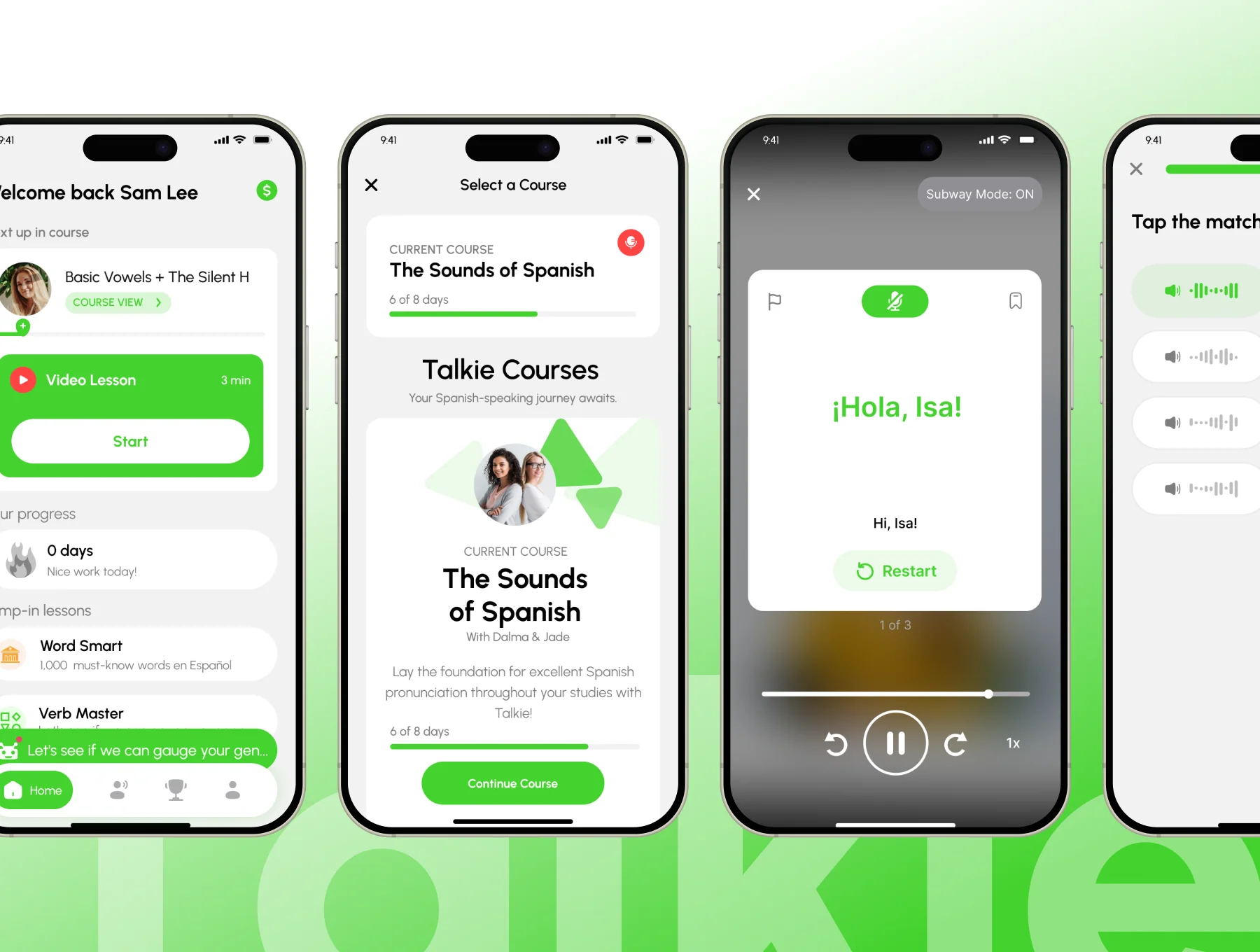 Talkie | AI Language Learning Mobile App UI/UX 8
