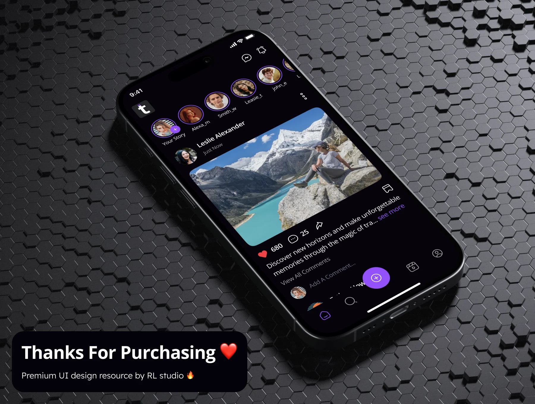 Talkly - Social Media App UI Kit 8