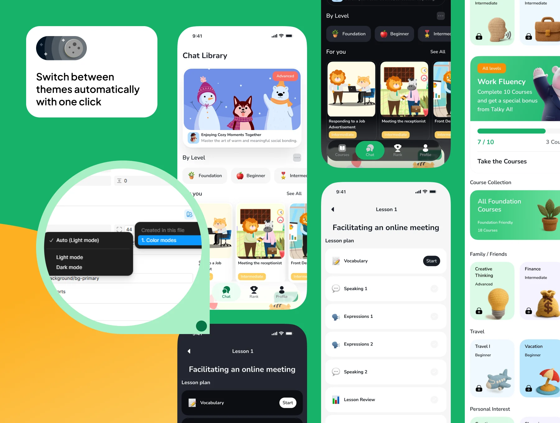 Talky – AI Language Learning App UI Kit 4