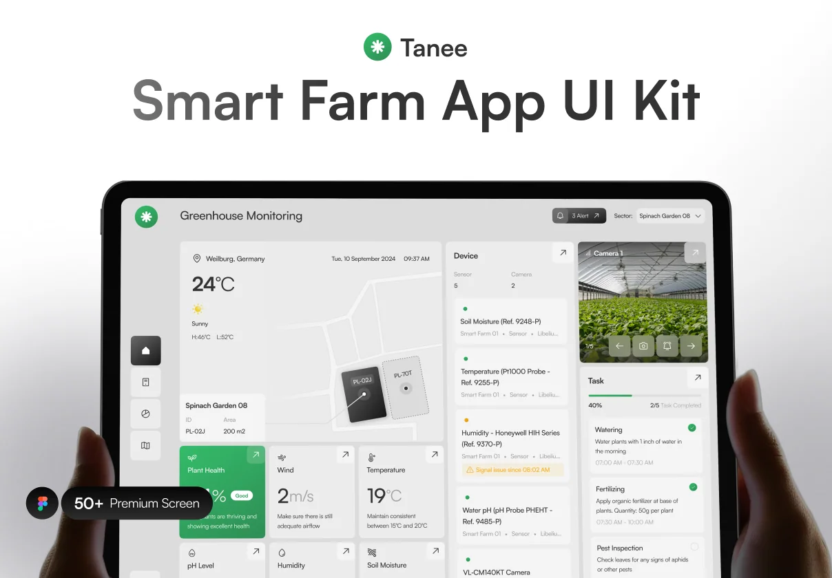 Tanee - Smart Farming App UI Kit
