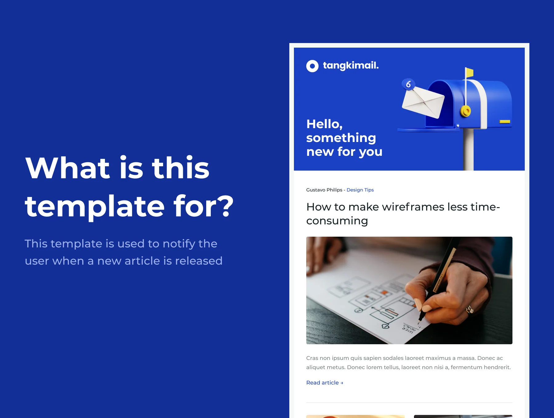 Tangkimail - Email Template 3