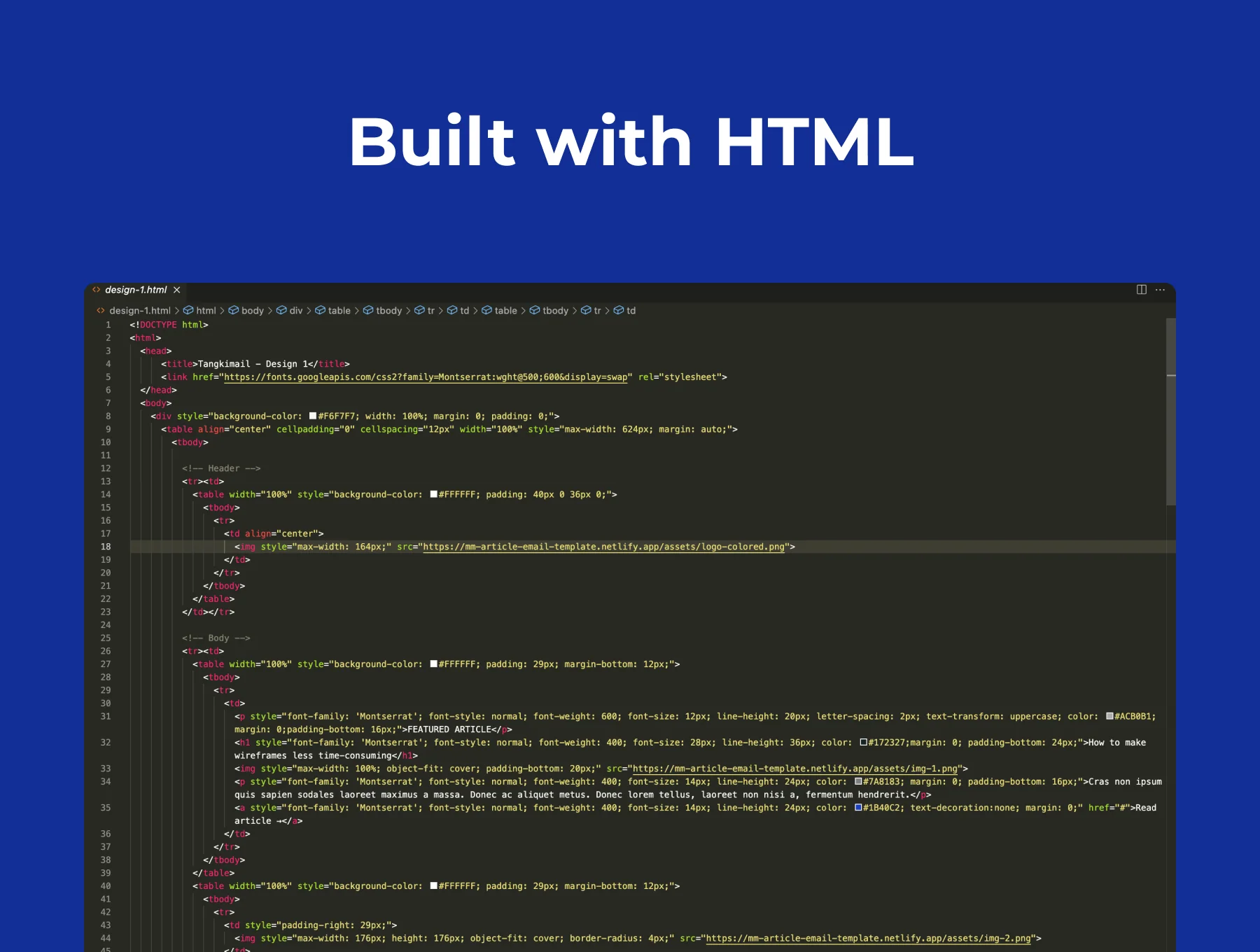 Tangkimail - Email Template 5