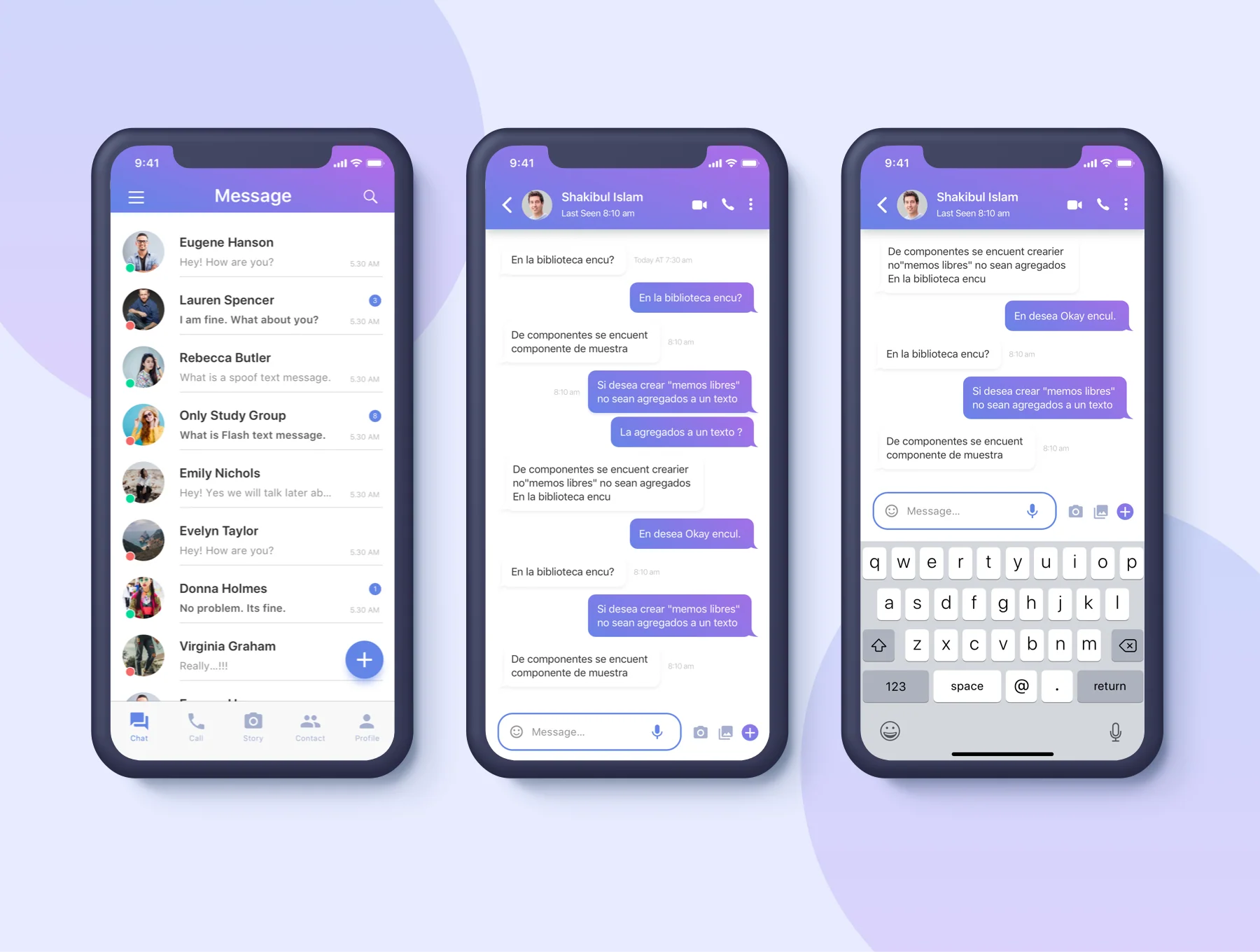 Tango Message UI Kit 3