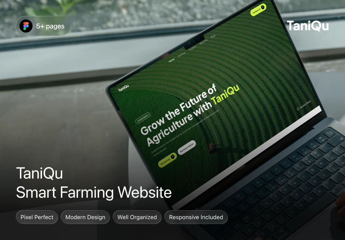TaniQu - Smart Farming Website