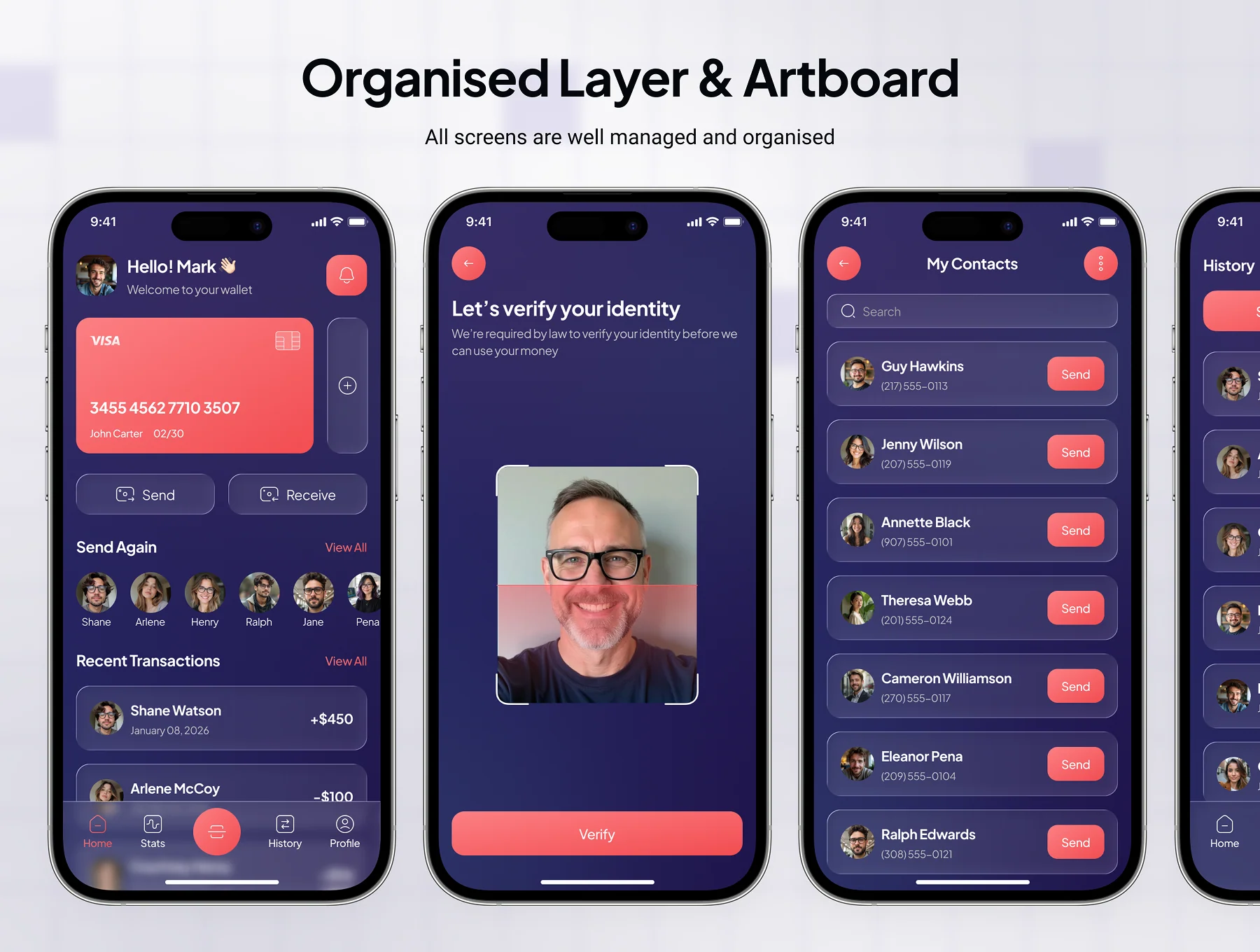 Tap2Pay - Money Transfer App UI Kit 3