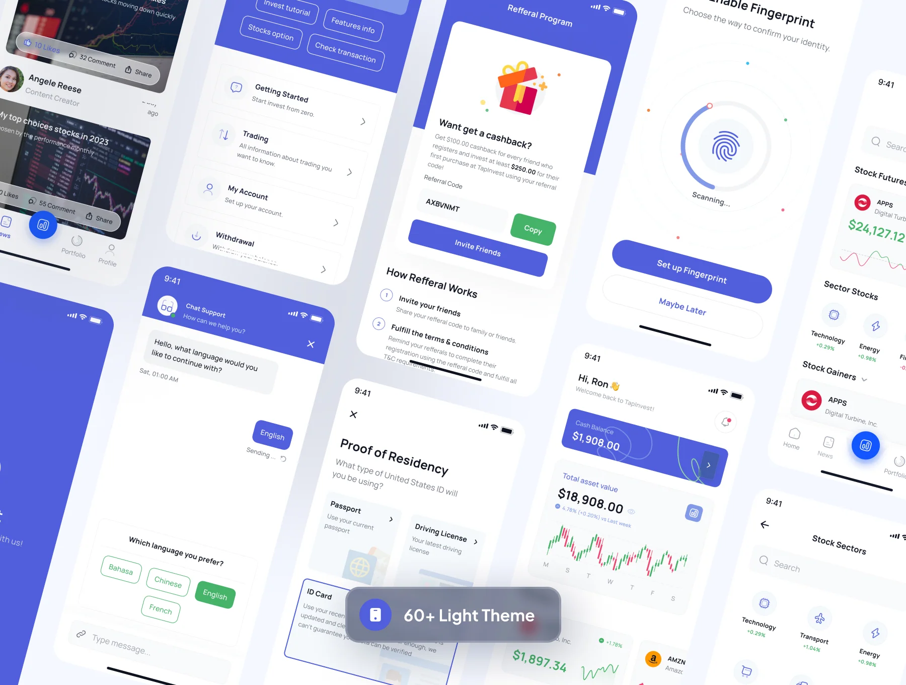 Tapinvest -  Investment & Stock App UI Kit 5