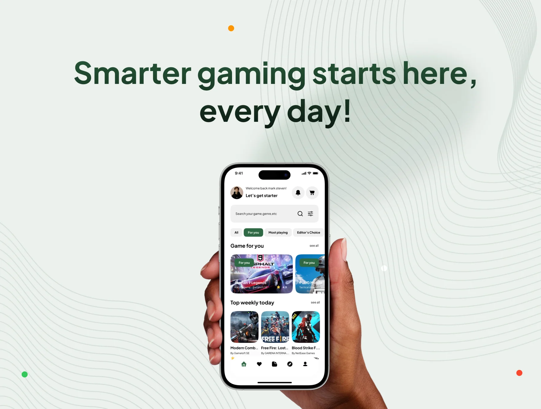 Tapmart - Digital Gaming Store App UI Kit 6