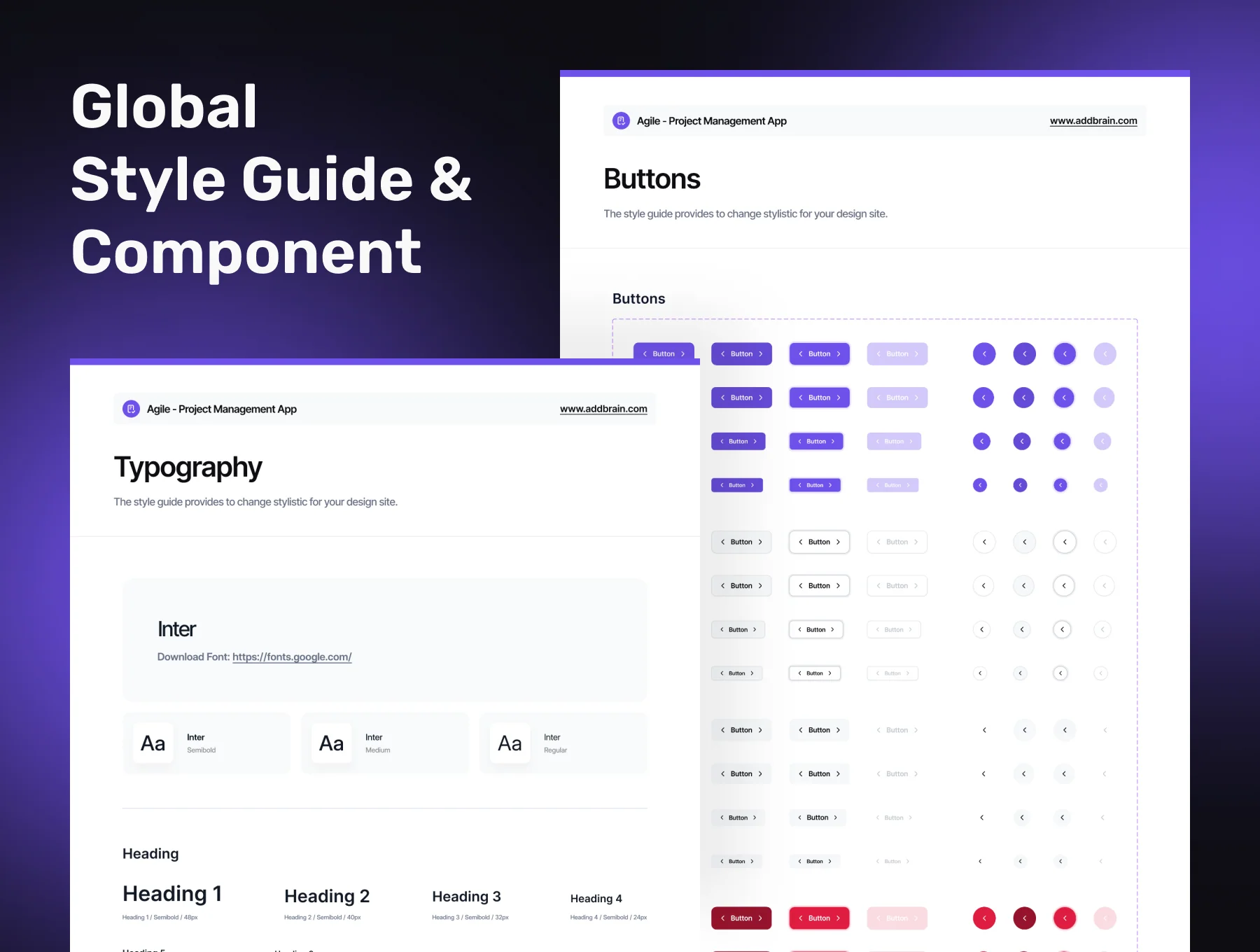 AGILE - Project & Task Management Premium App UI Kit 3