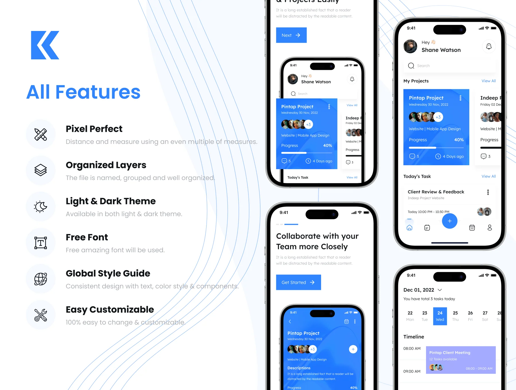 Task Management App UI Kit 2