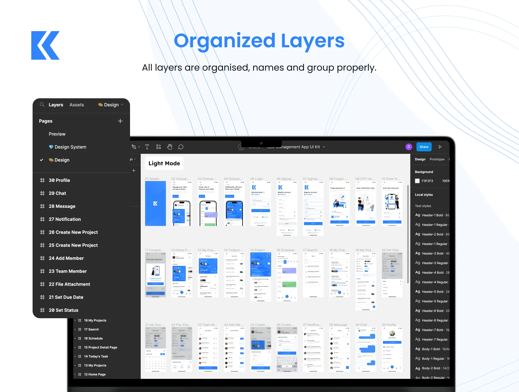 Task Management App UI Kit 3