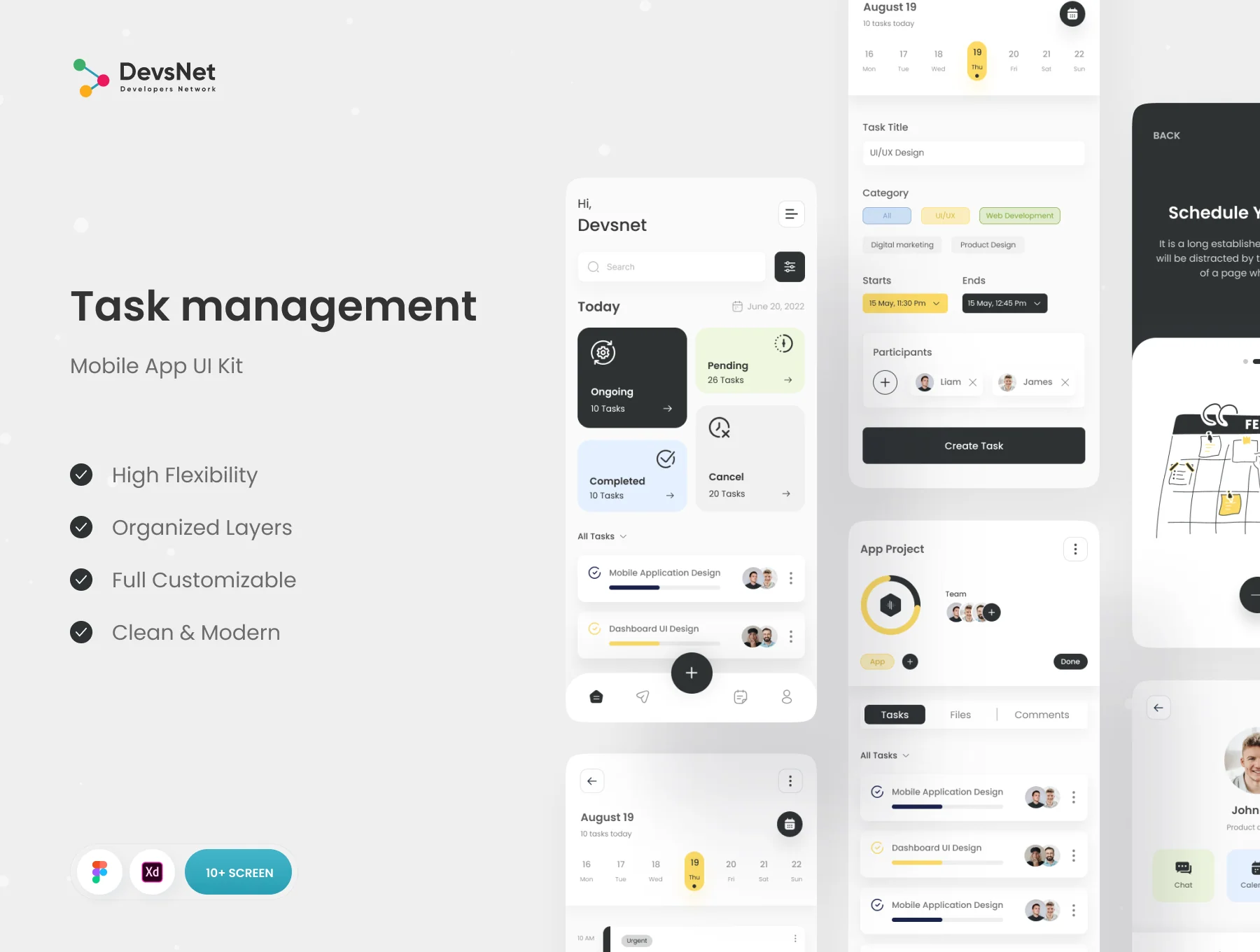 Task Management UI Kit