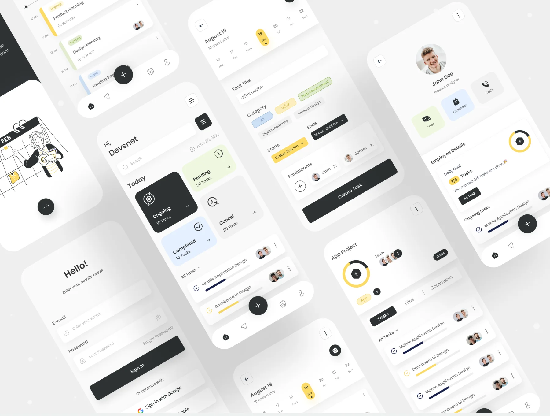 Task Management UI Kit 8