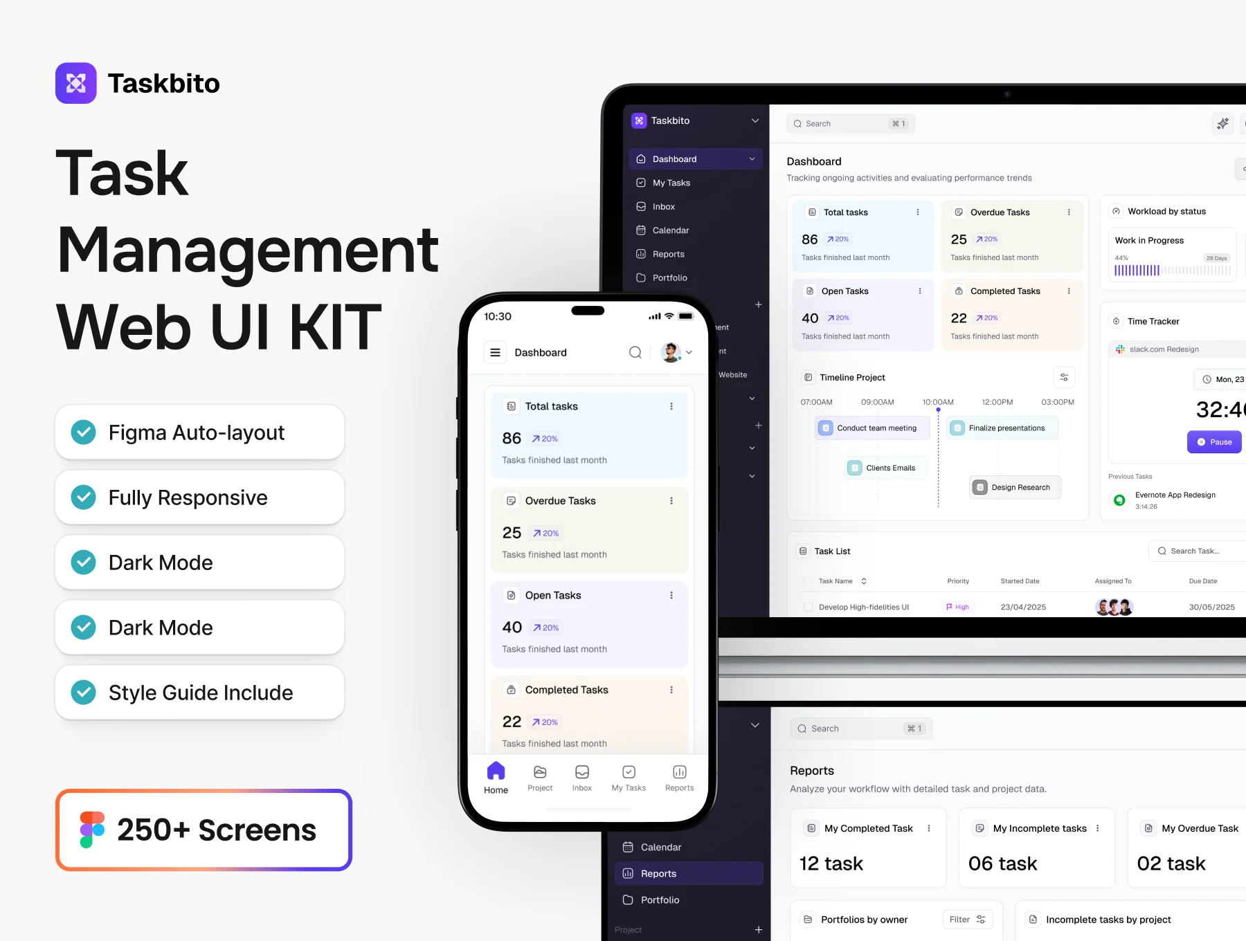 Task Management Web App UI Kit