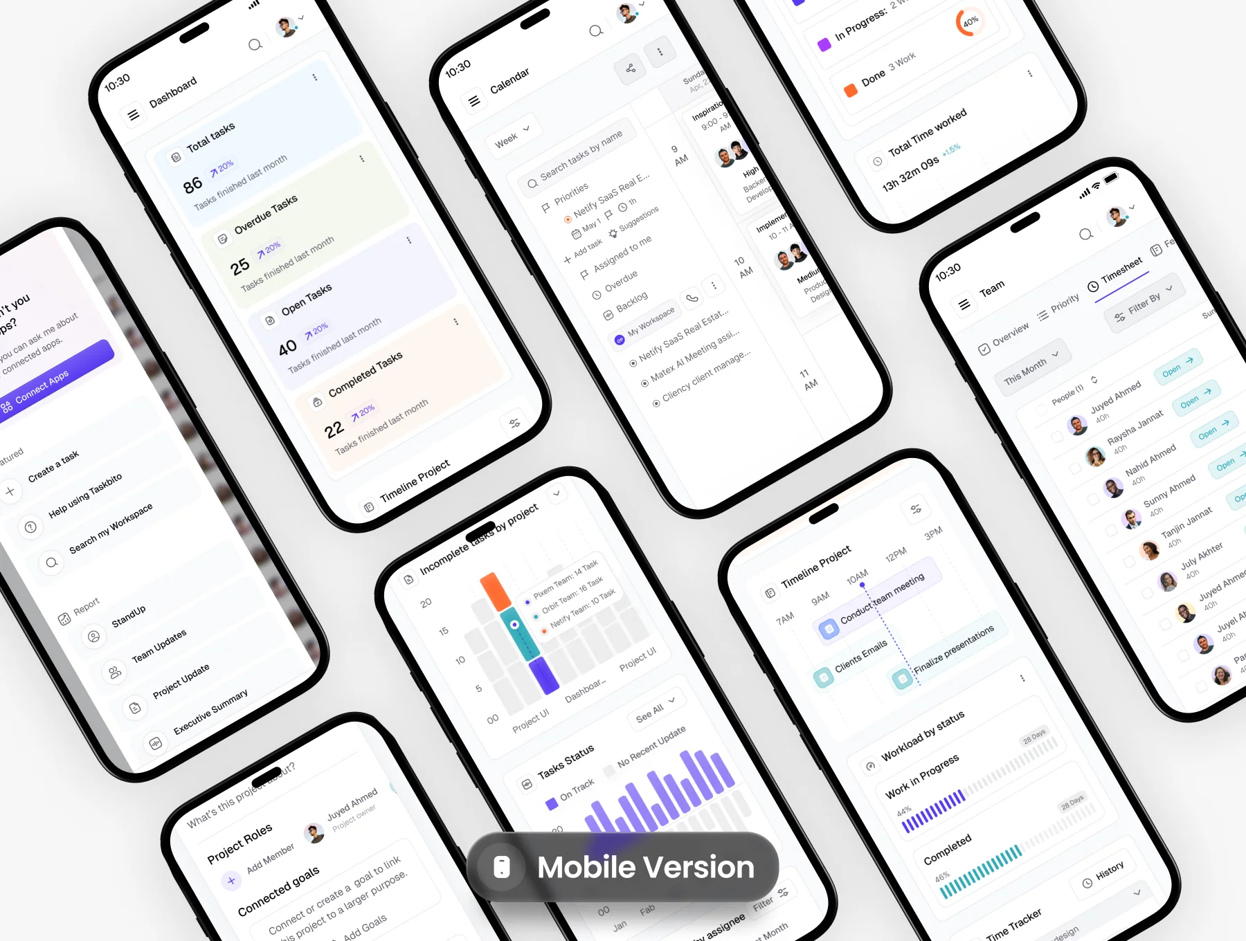 Task Management Web App UI Kit 4