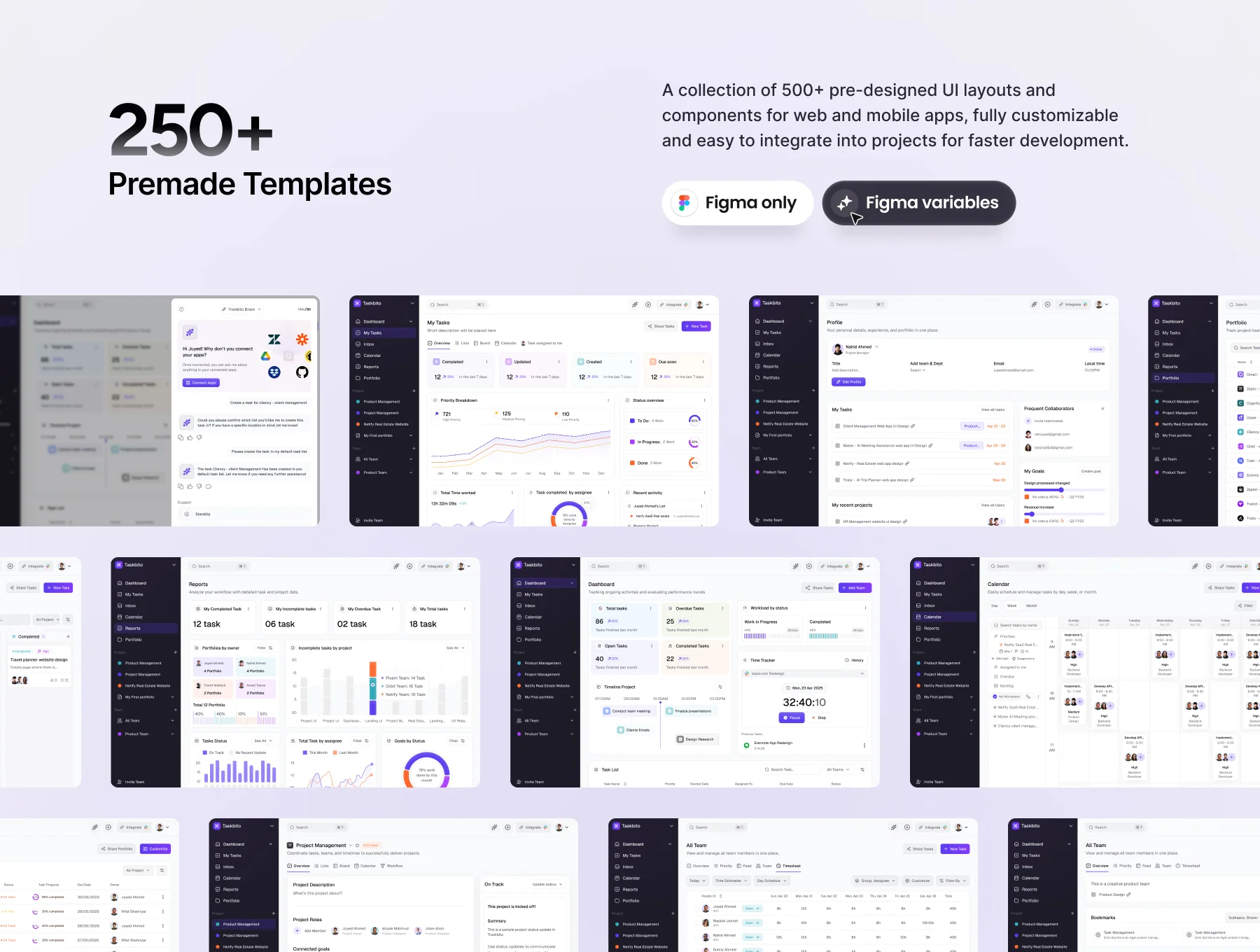 Task Management Web App UI Kit 7