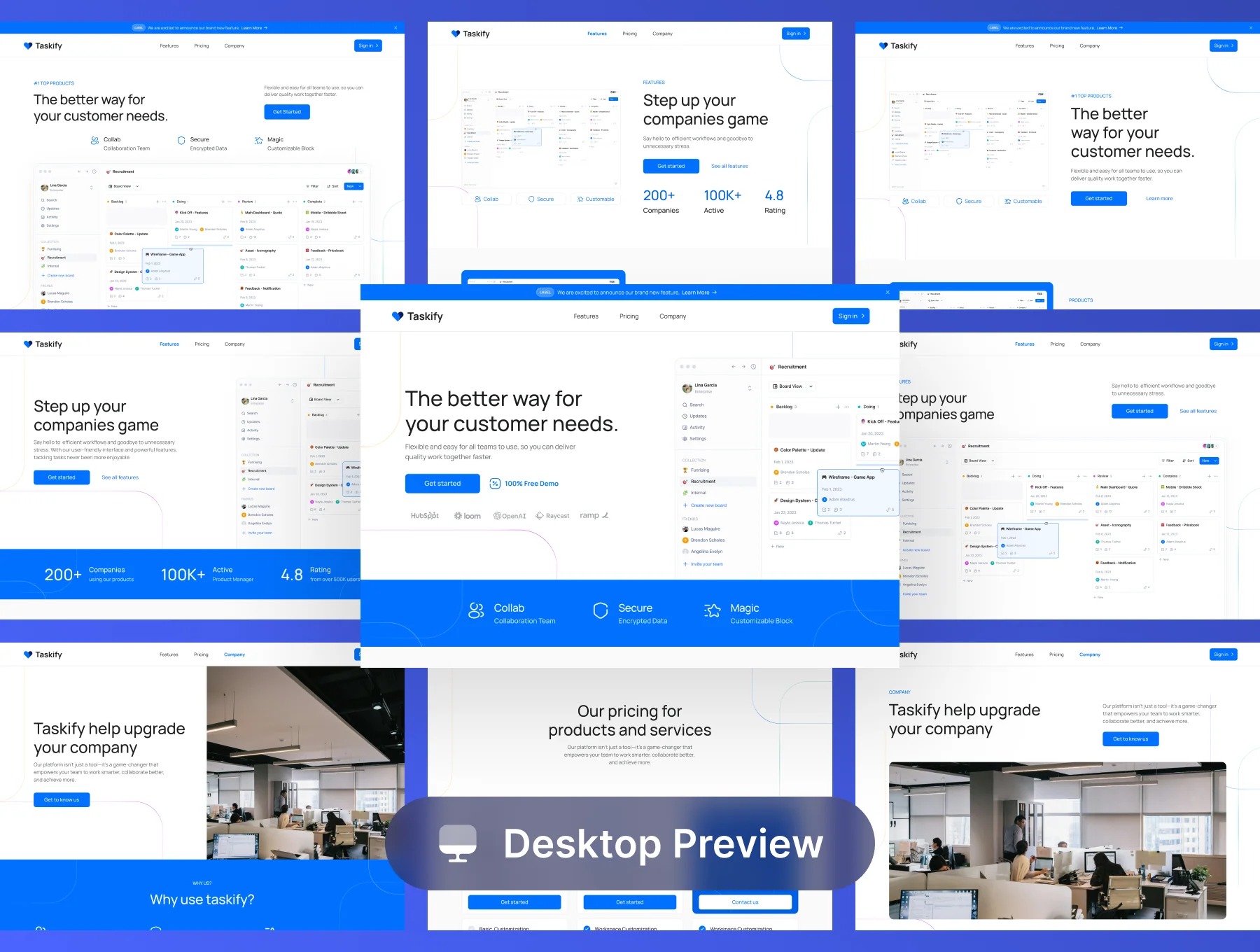 Task Management - Website UI KIT 5