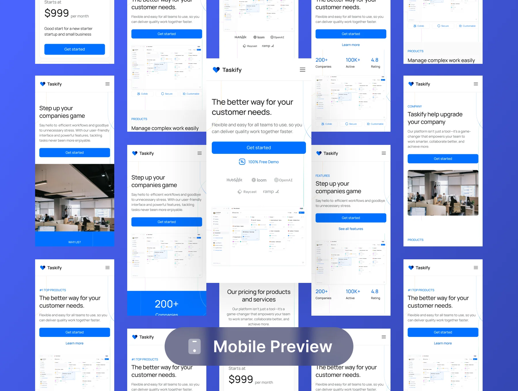 Task Management - Website UI KIT 6