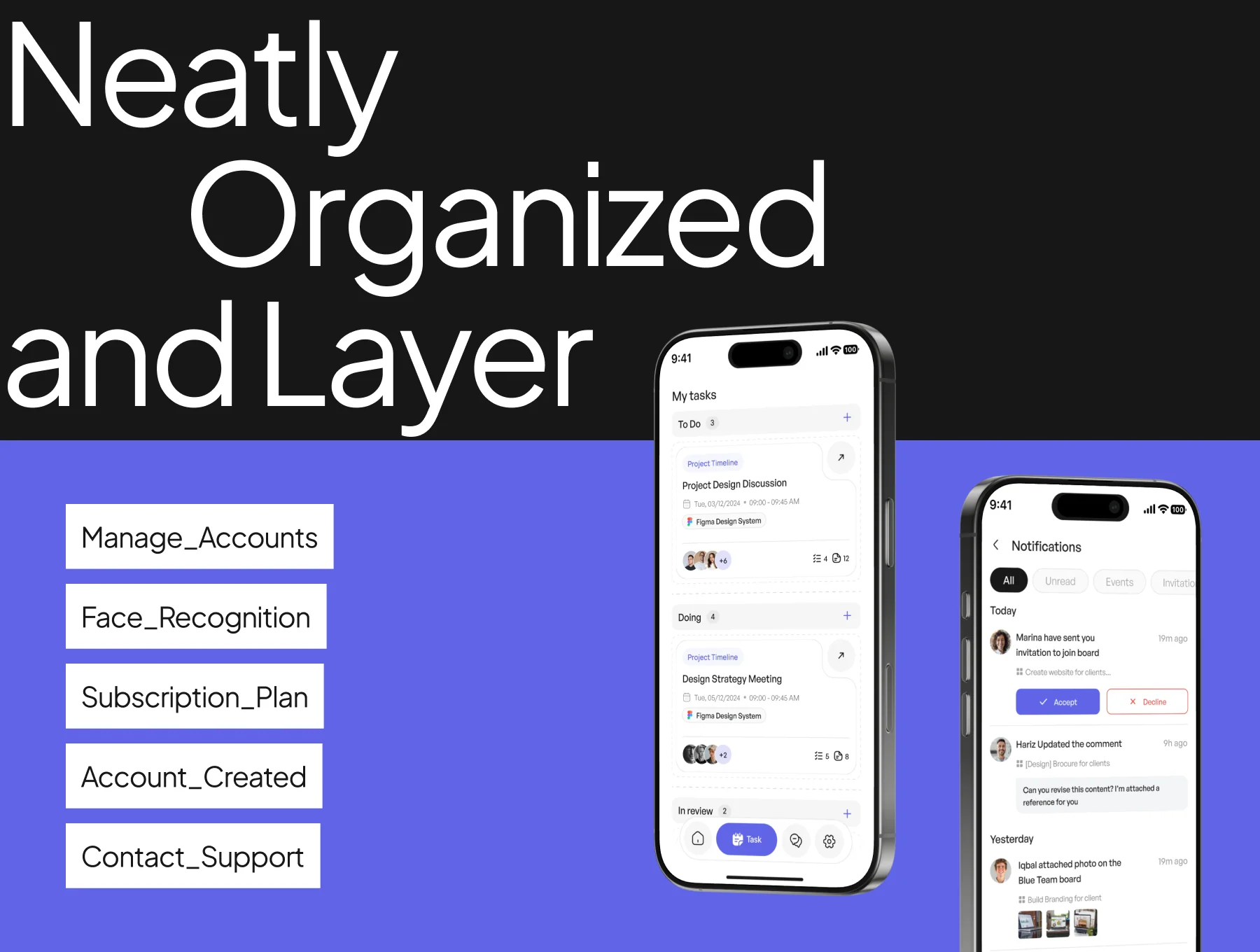 Task Manager App UI Kit V.2 4