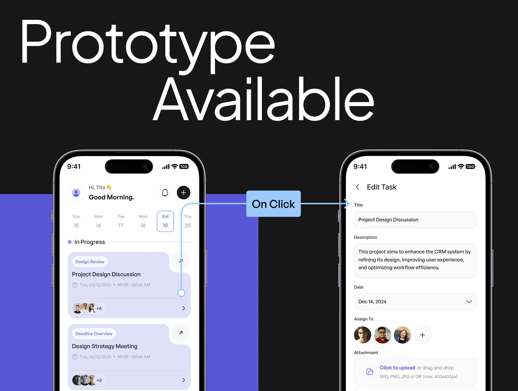 Task Manager App UI Kit V.2 5