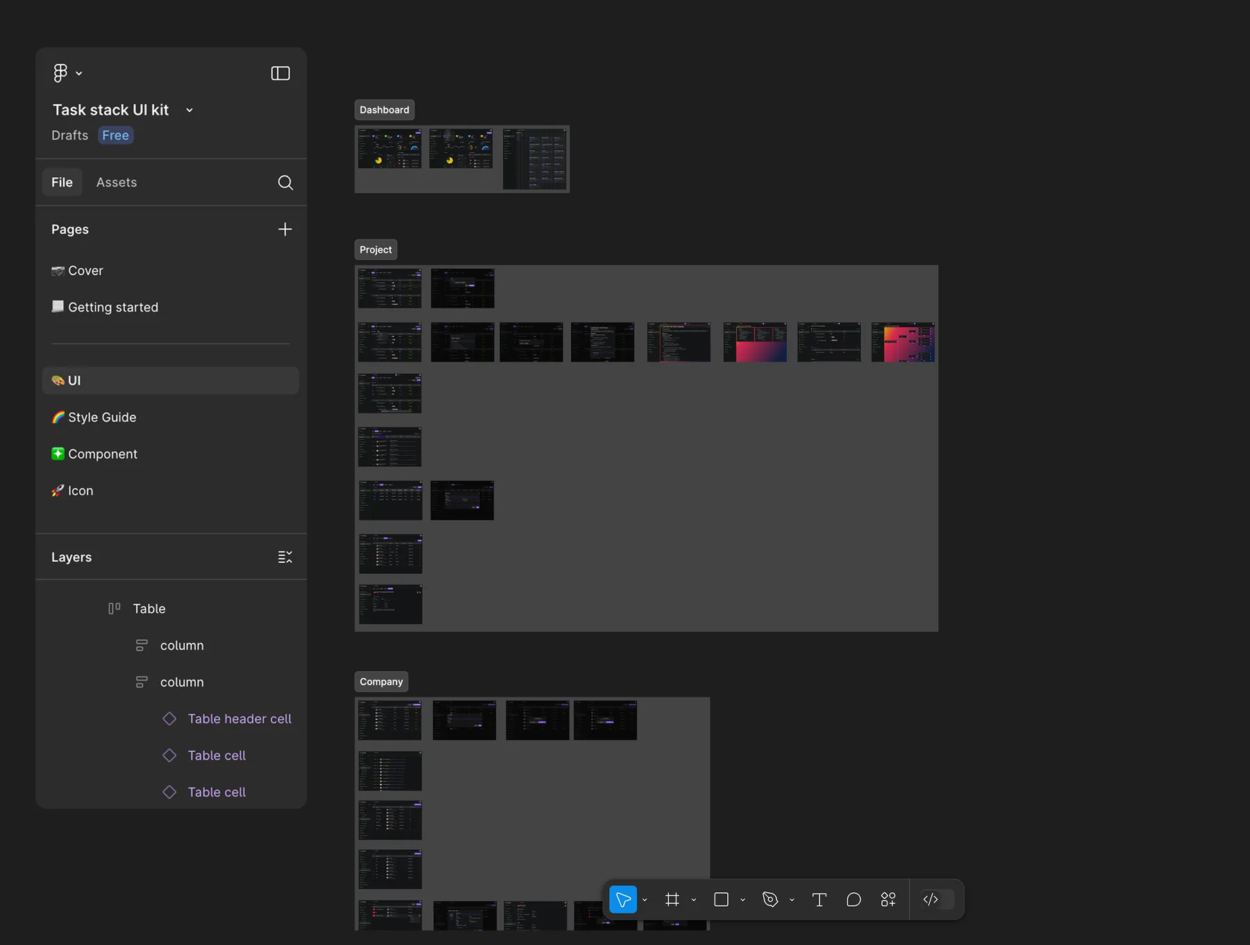 Task Stack UI kit 4