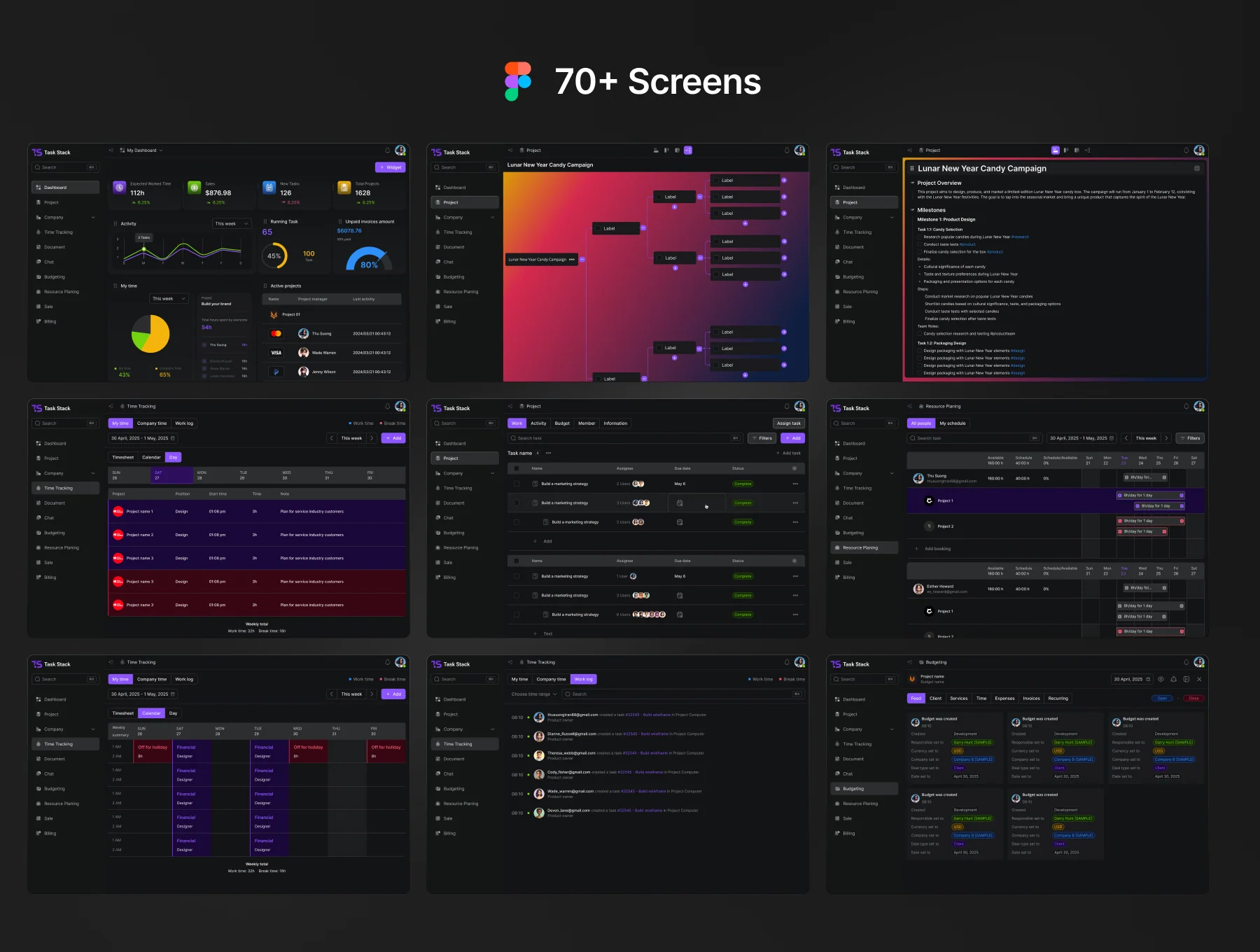 Task Stack UI kit 5