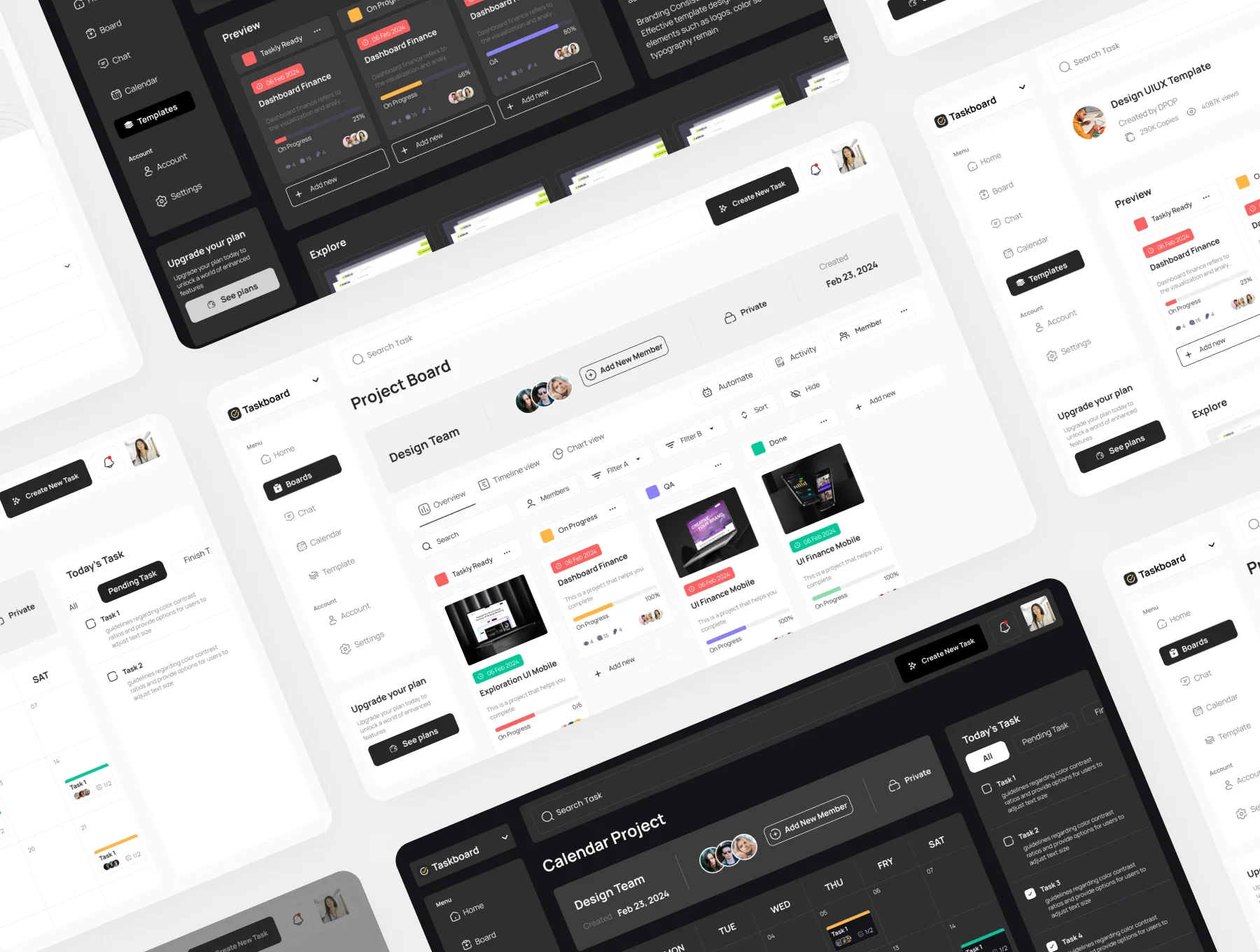 Taskboard - Task Dashboard UI UX KIT 7