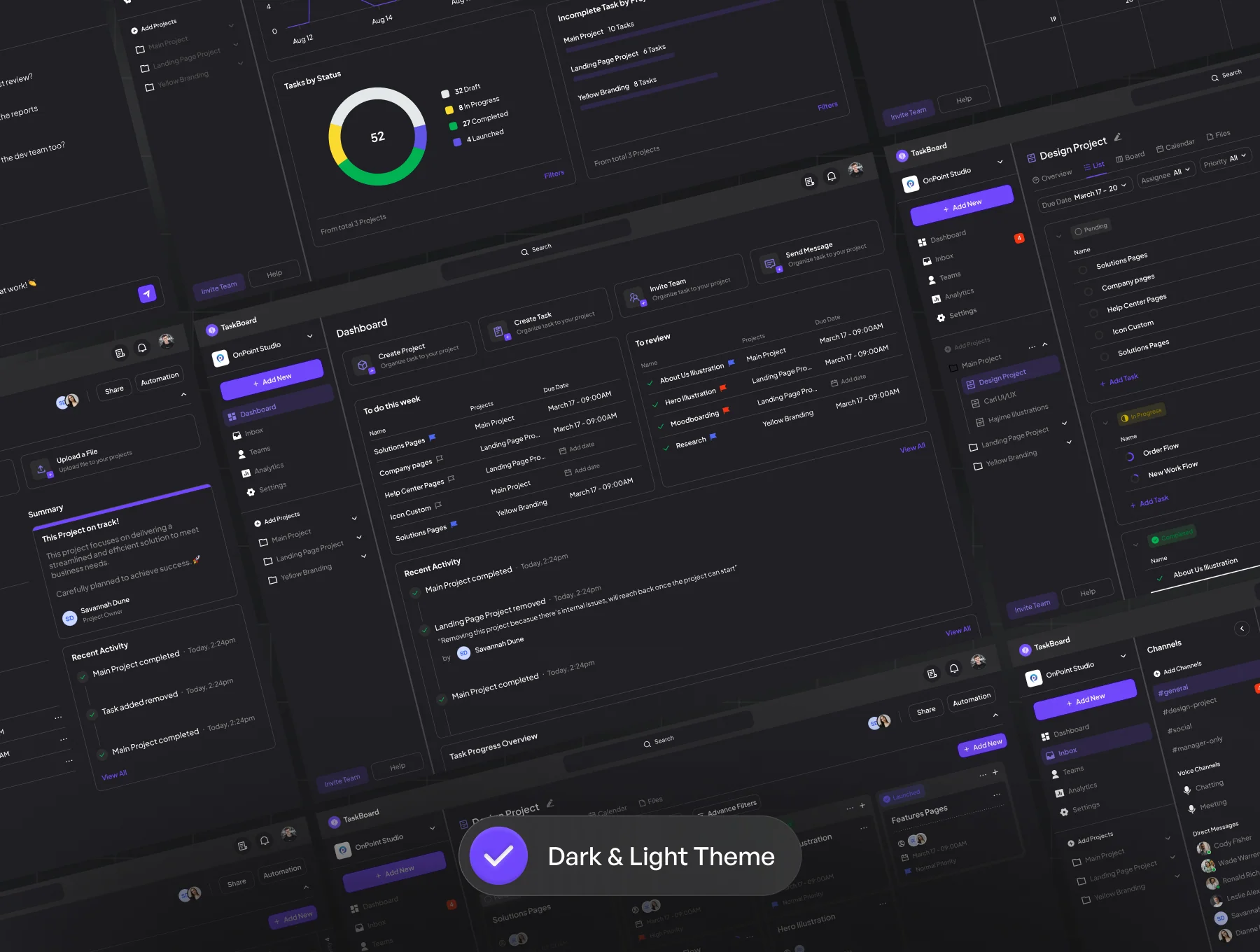 TaskBoard - Task Management Dashboard UI KIT 5