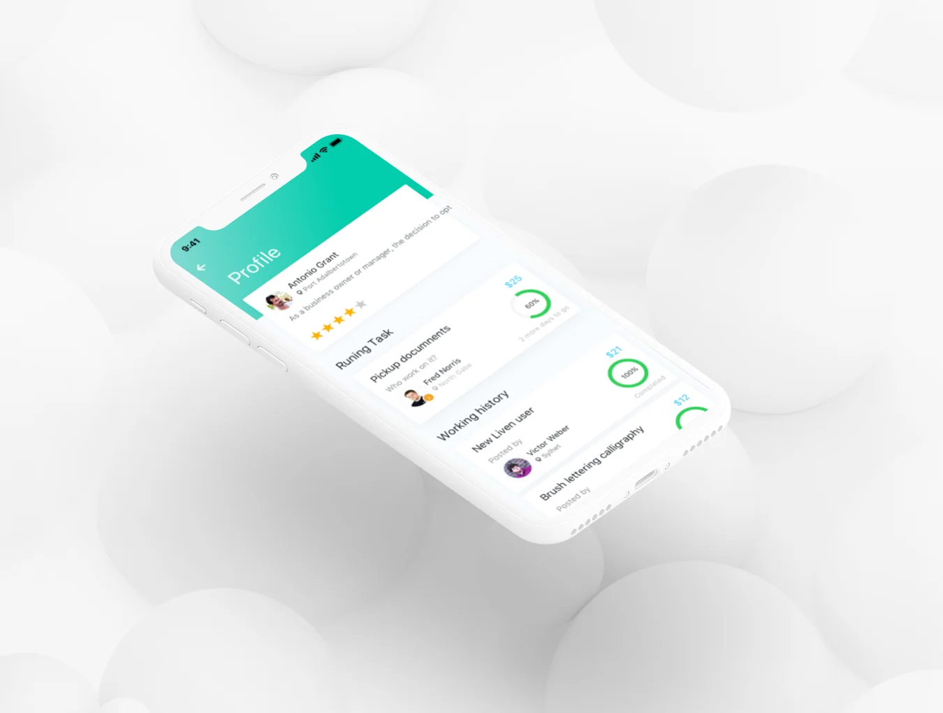 Tasker iOS UI Kit 2