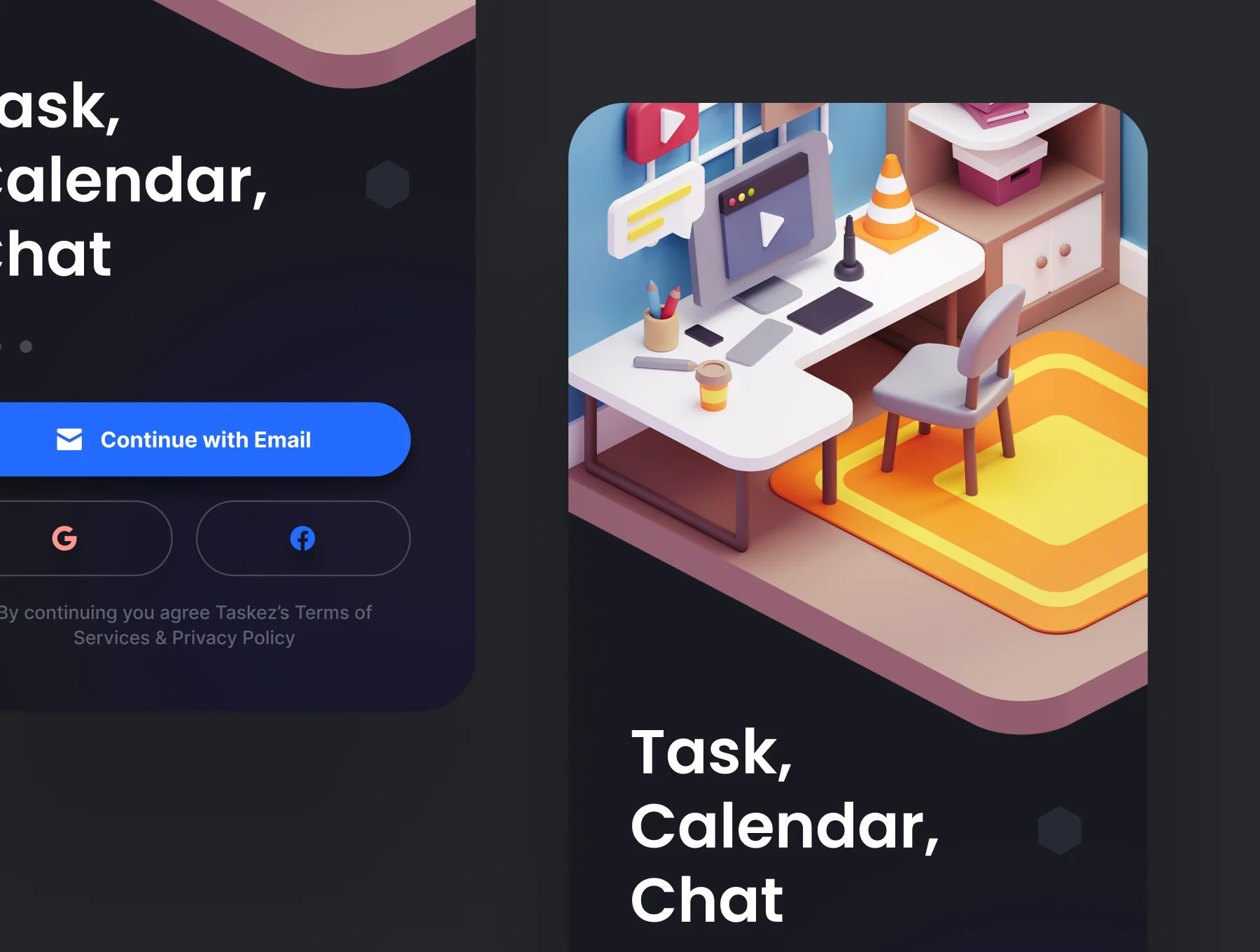 TaskEz: Productivity App iOS UI Kit 5