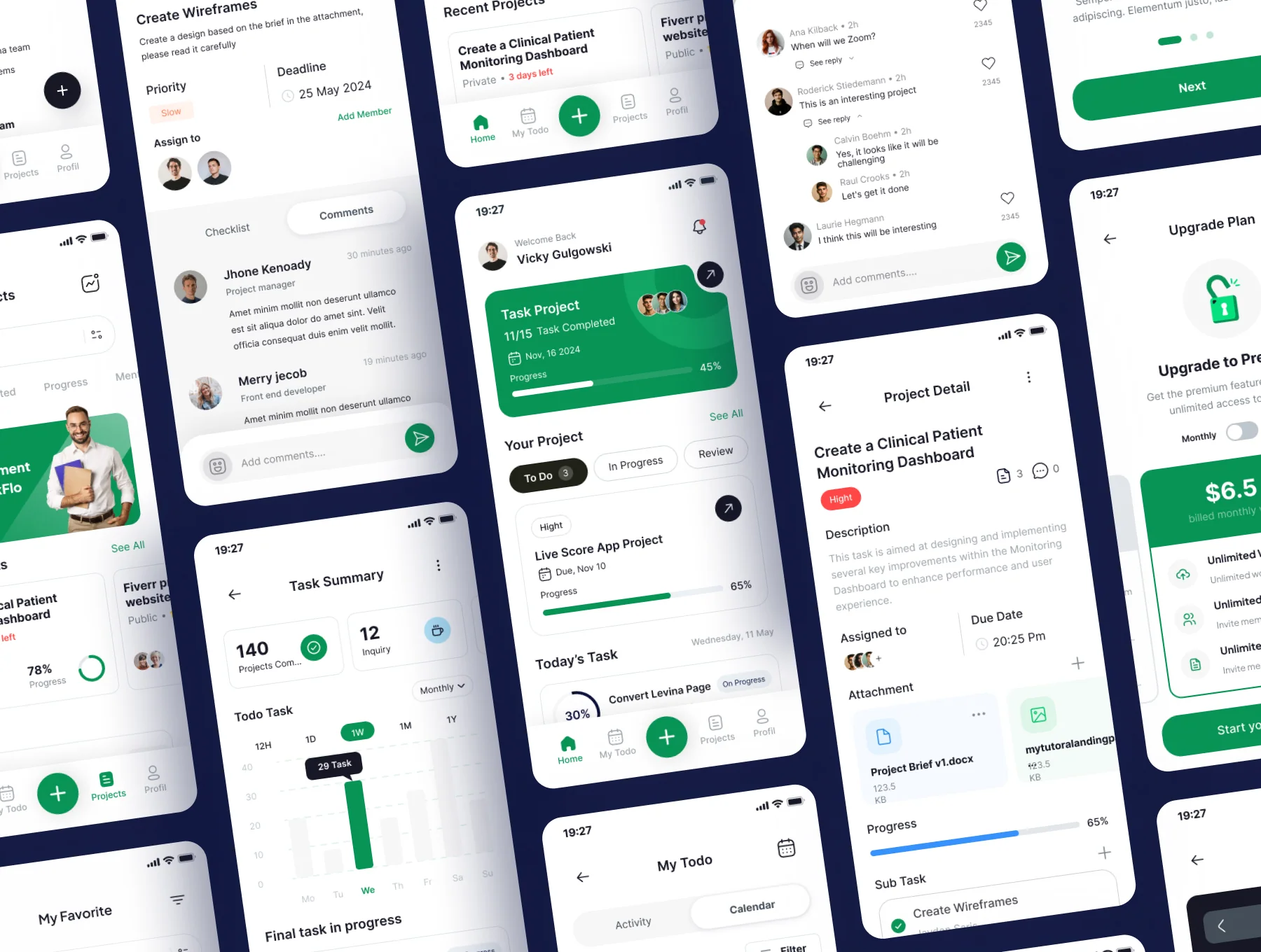 TaskFlo - Project Management App UI Kits 5
