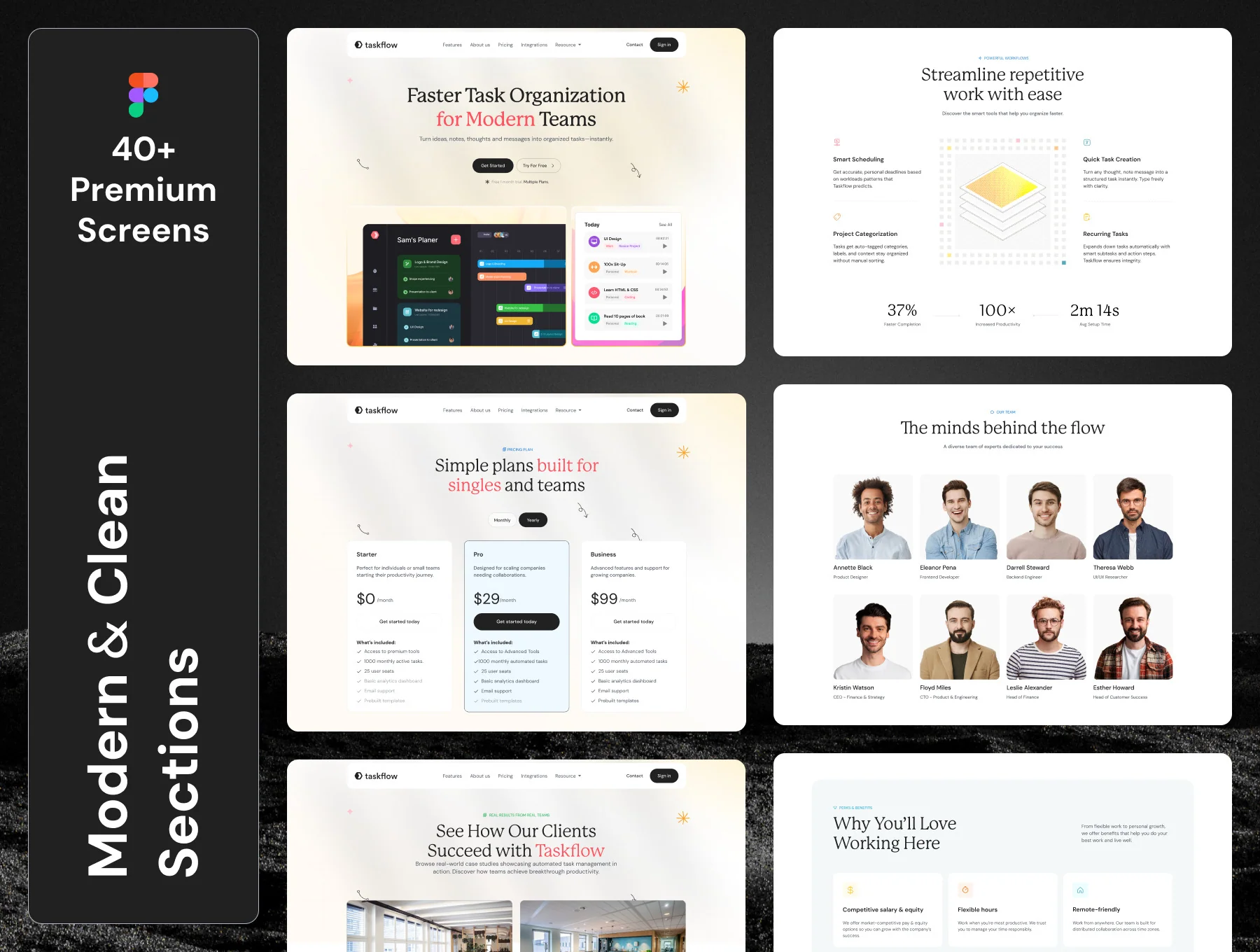Taskflow - Modern Task Management SaaS Template 3