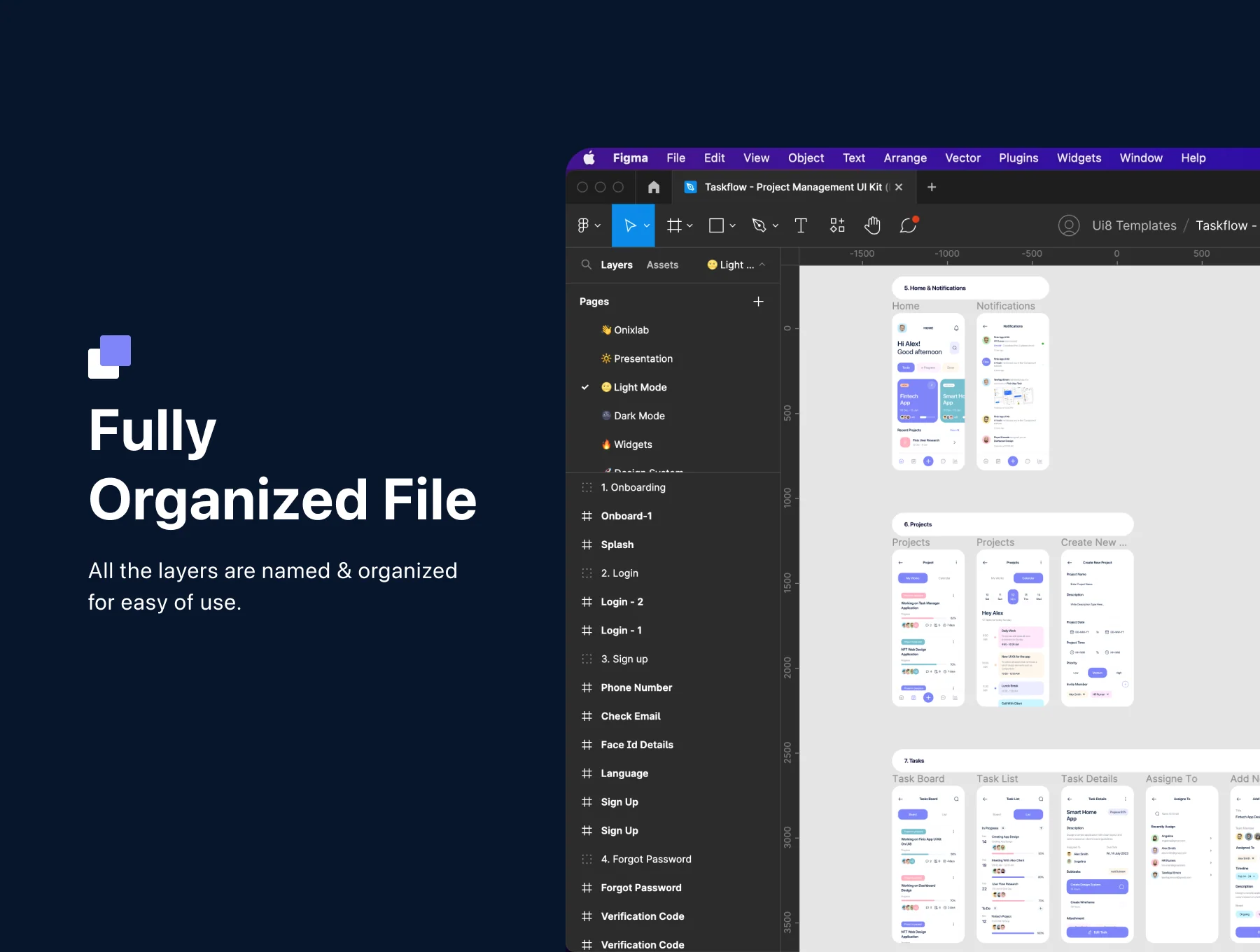 Taskflow - Project Management App UI Kit 7