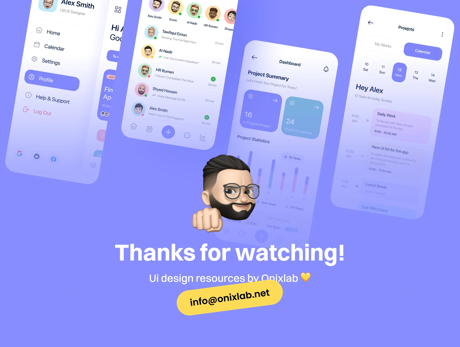 Taskflow - Project Management App UI Kit 8