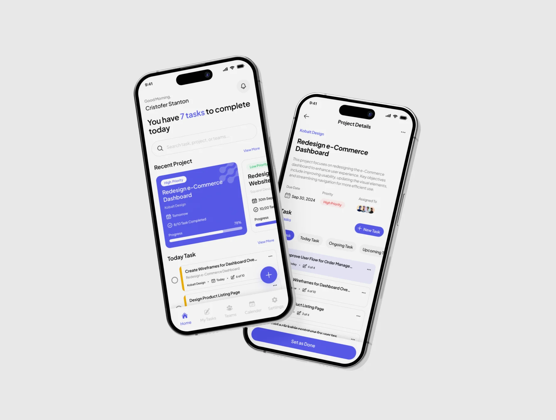 Taskhive - Task Manager Mobile App UI KIT 3