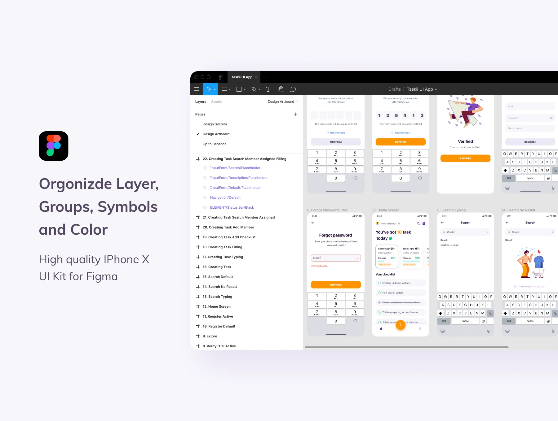 Taski - Task Assigned App UI Kit 2