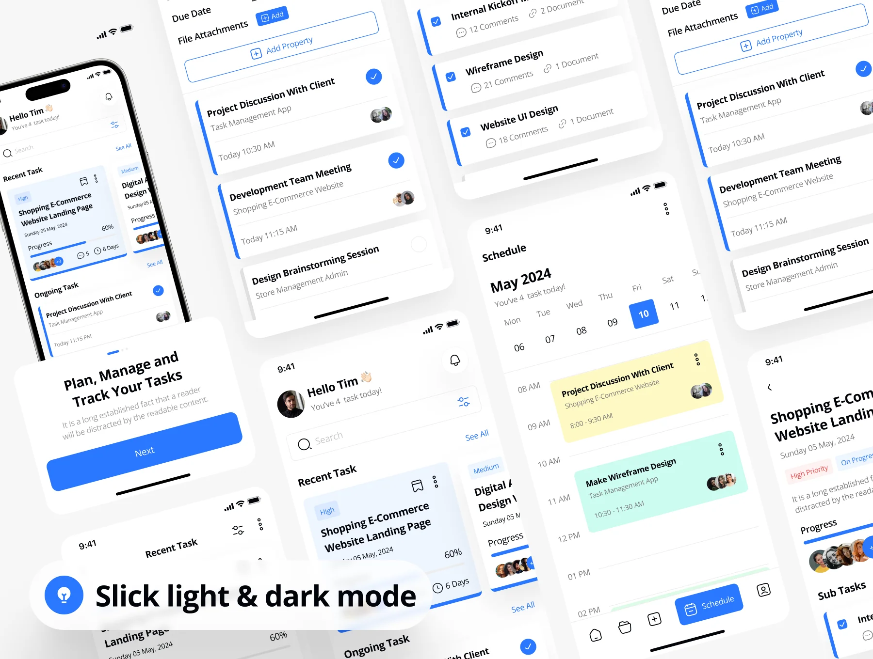 Taski - Task Management App UI Kit 3