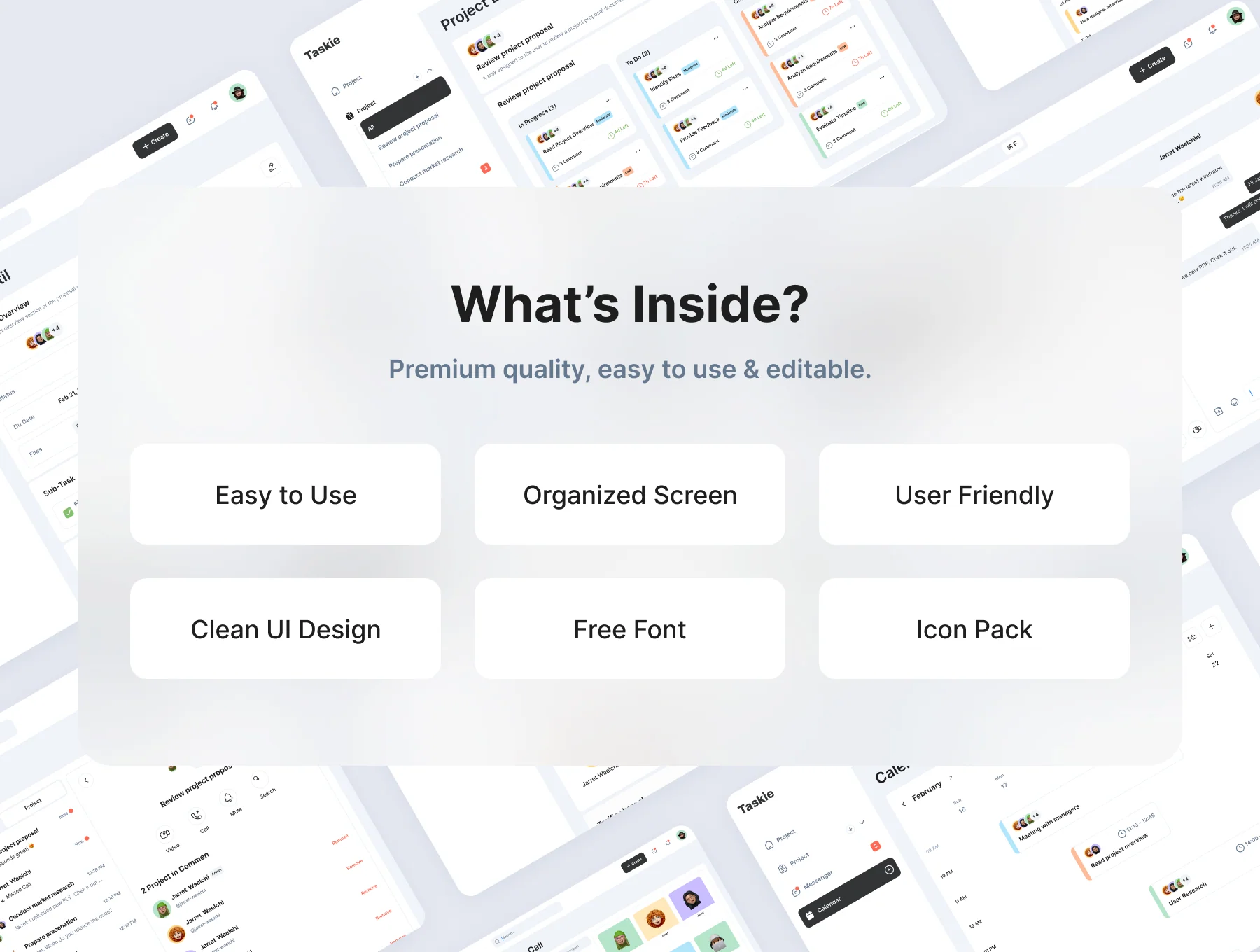 Taskie | Project Management UI Kit 3