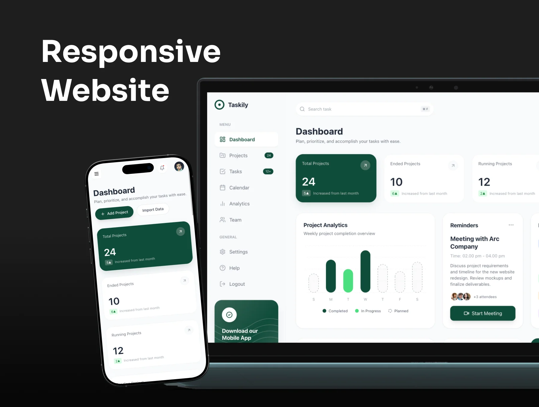 Taskily - Task Management Dashboard 3