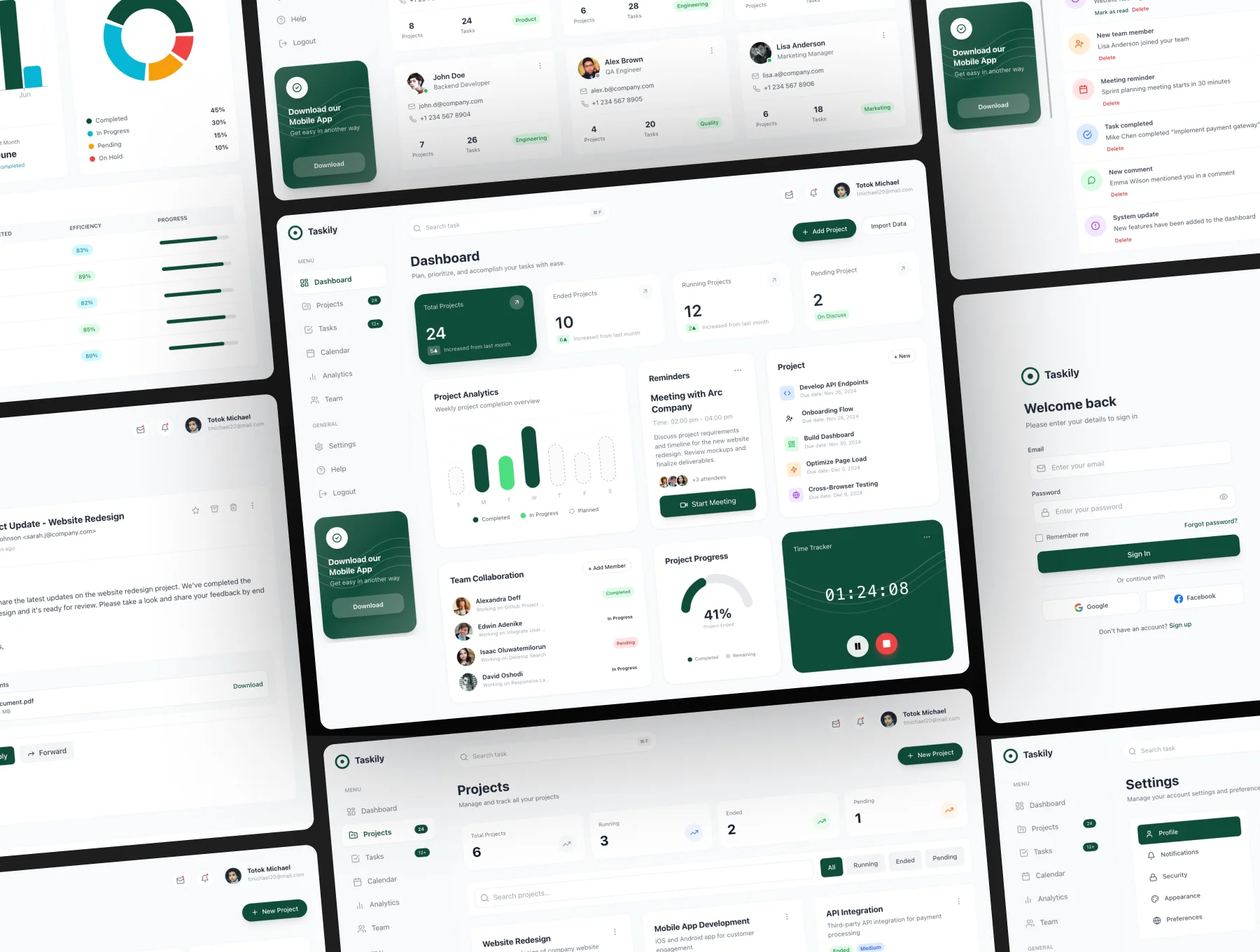 Taskily - Task Management Dashboard 4