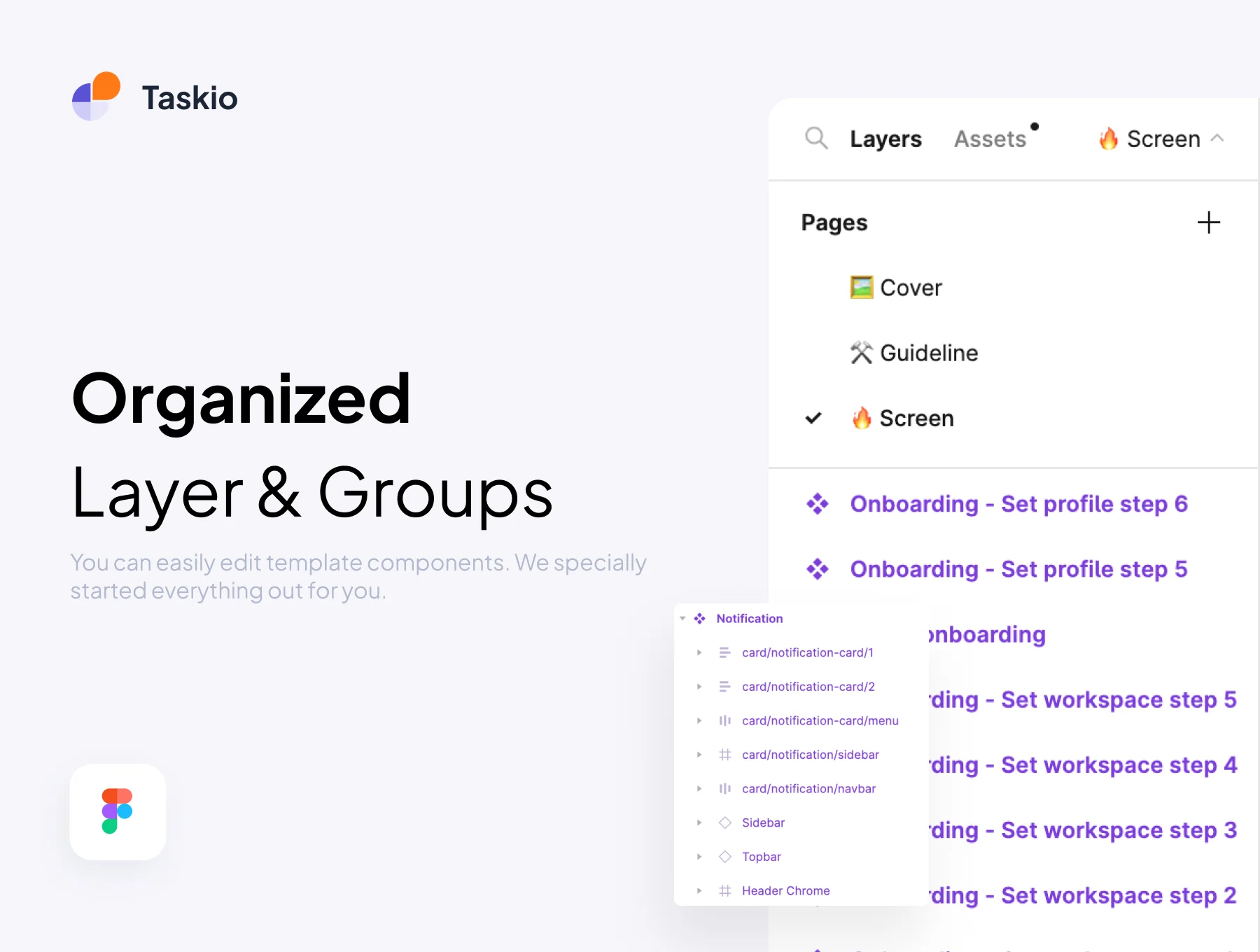 Taskio-Task Management Dasboard UI KIT 3