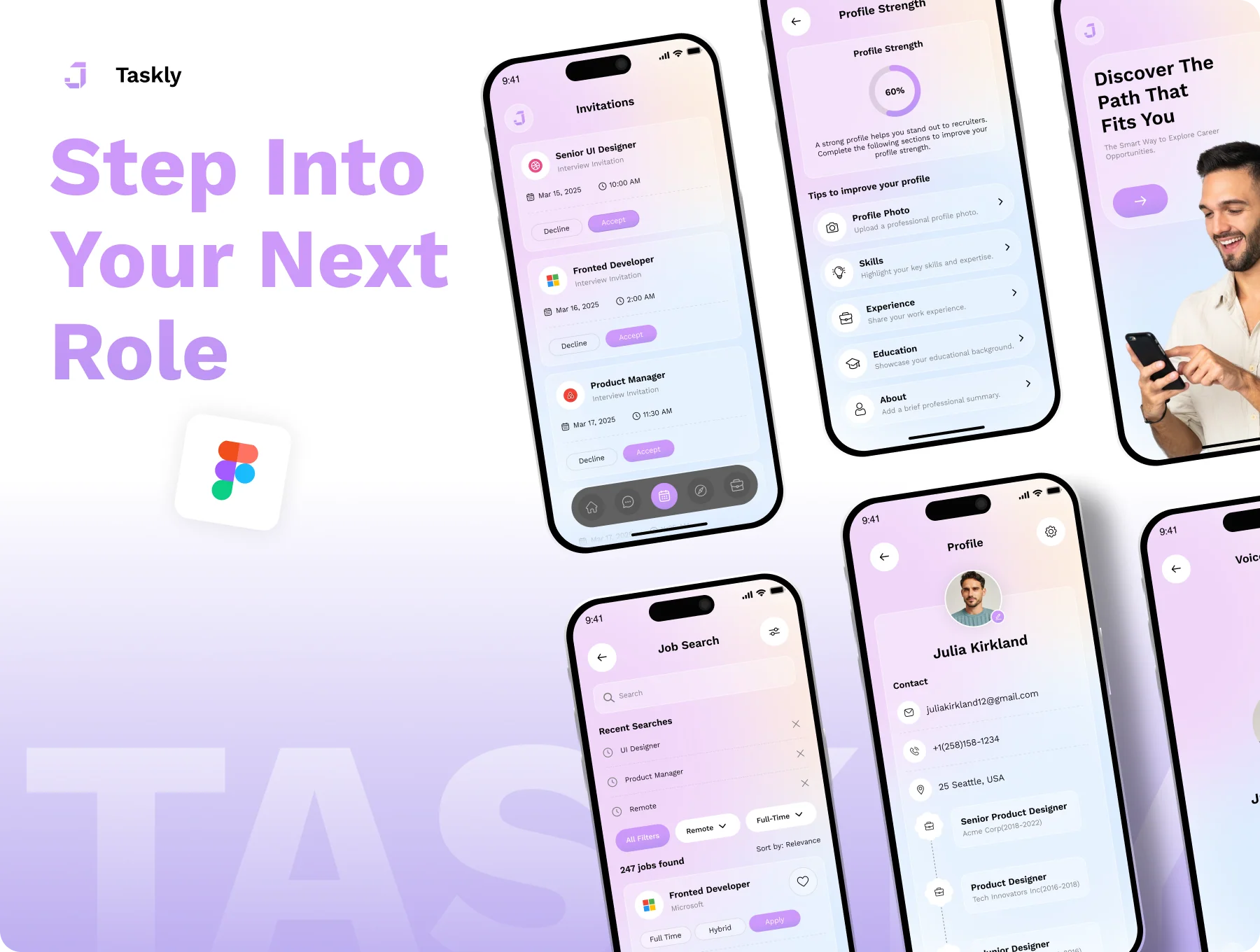 Taskly | Job Finder App UI Kit 9