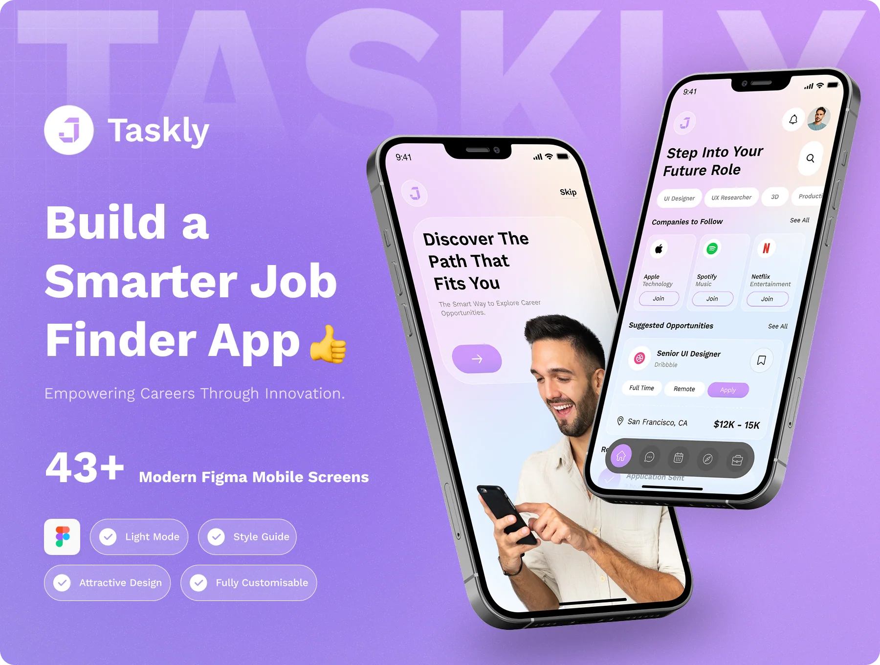 Taskly | Job Finder App UI Kit