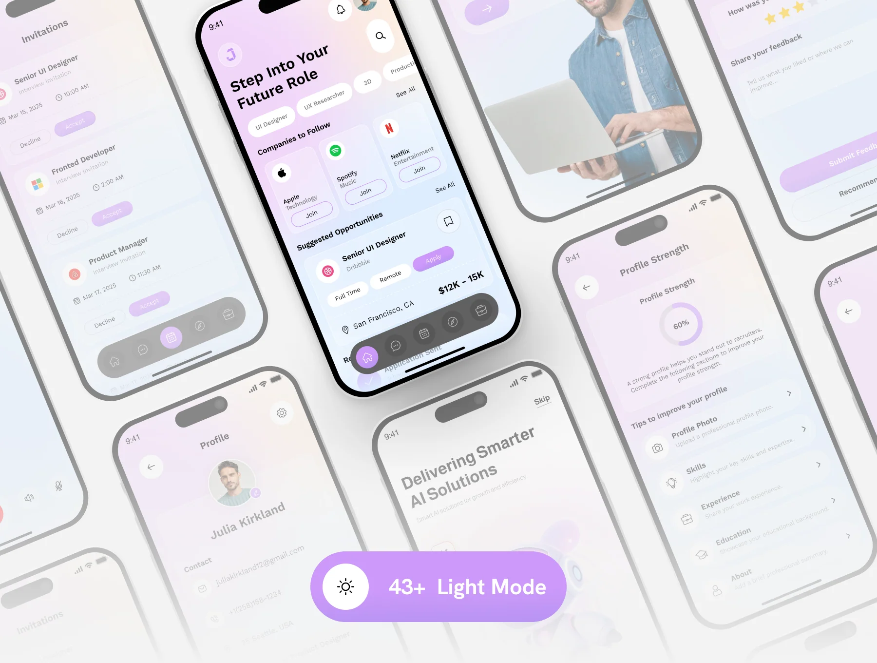 Taskly | Job Finder App UI Kit 3