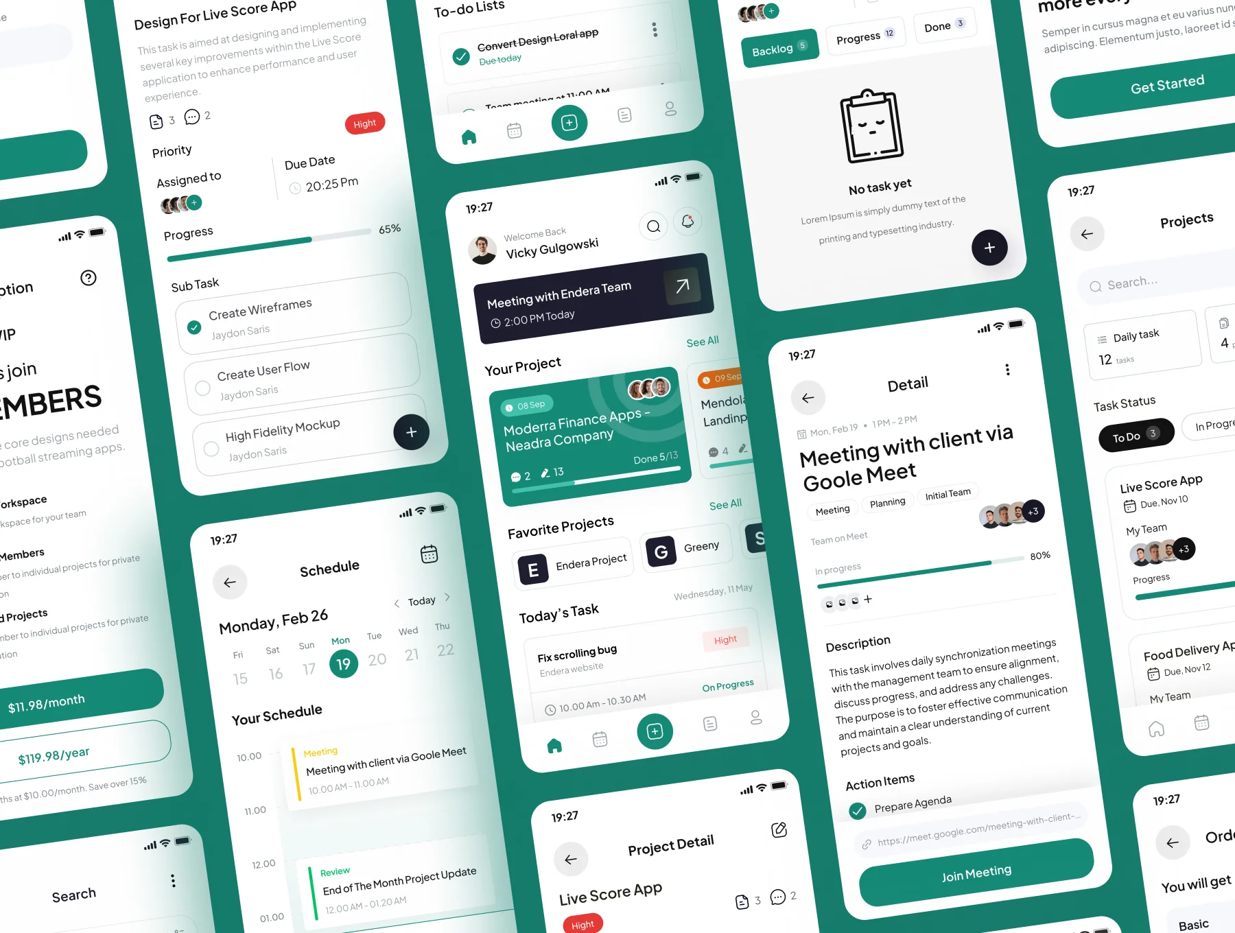Taskly - Task Manager App UI Kits 5