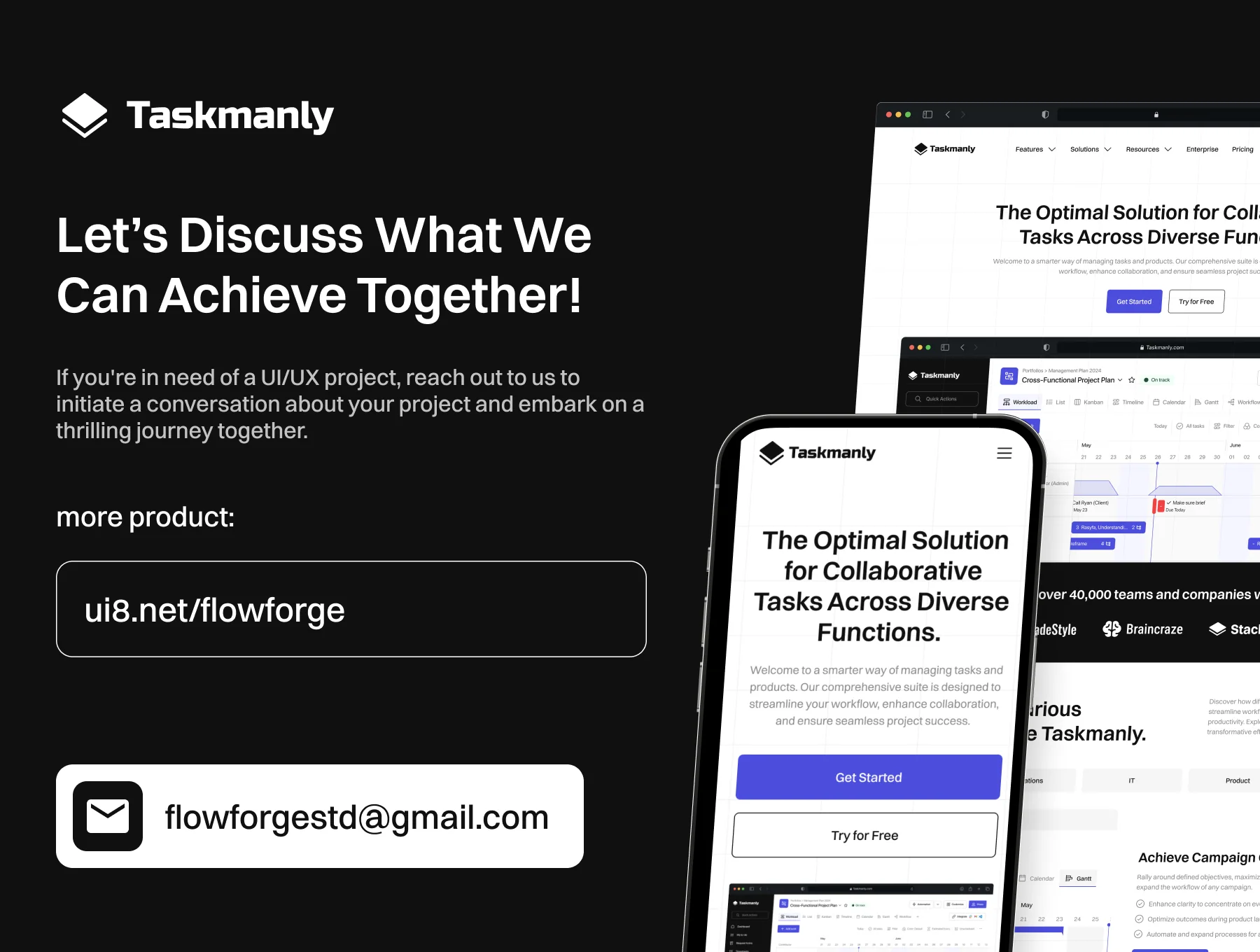 Taskmanly - Task Management Website UI Kit 8