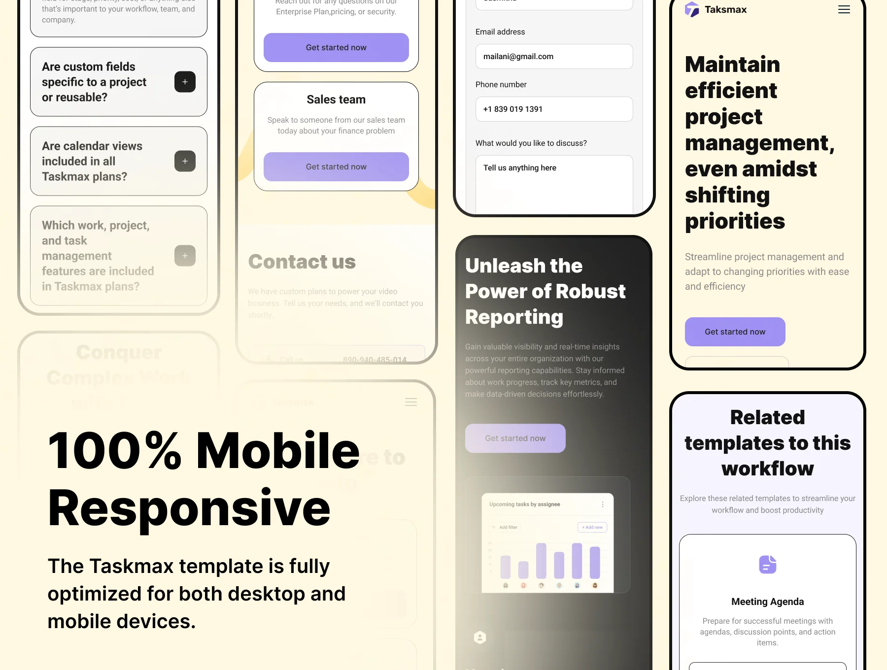 Taskmax - Task Management SAAS Template 5