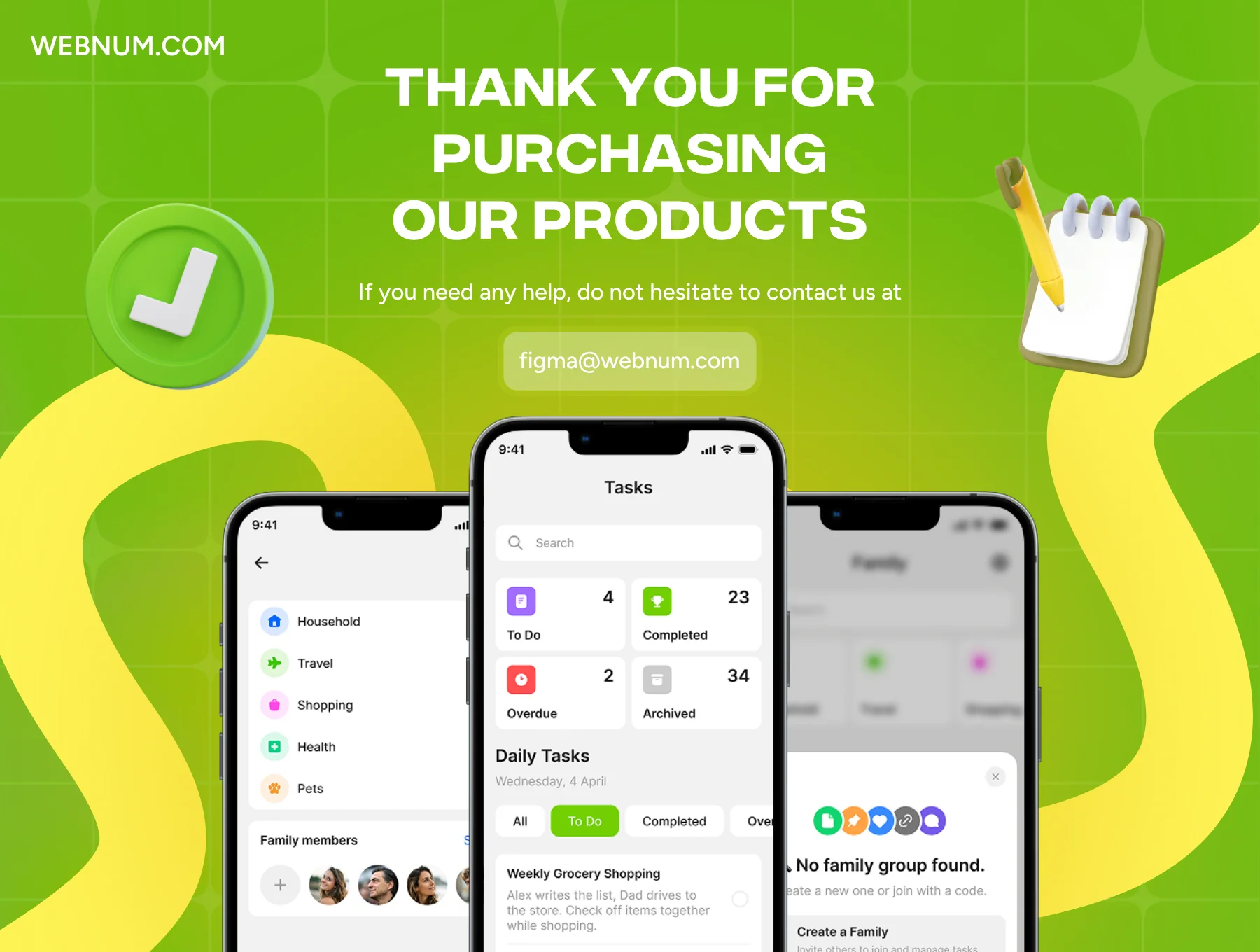 TaskNest - Family Task Planner App Ui Kit 6