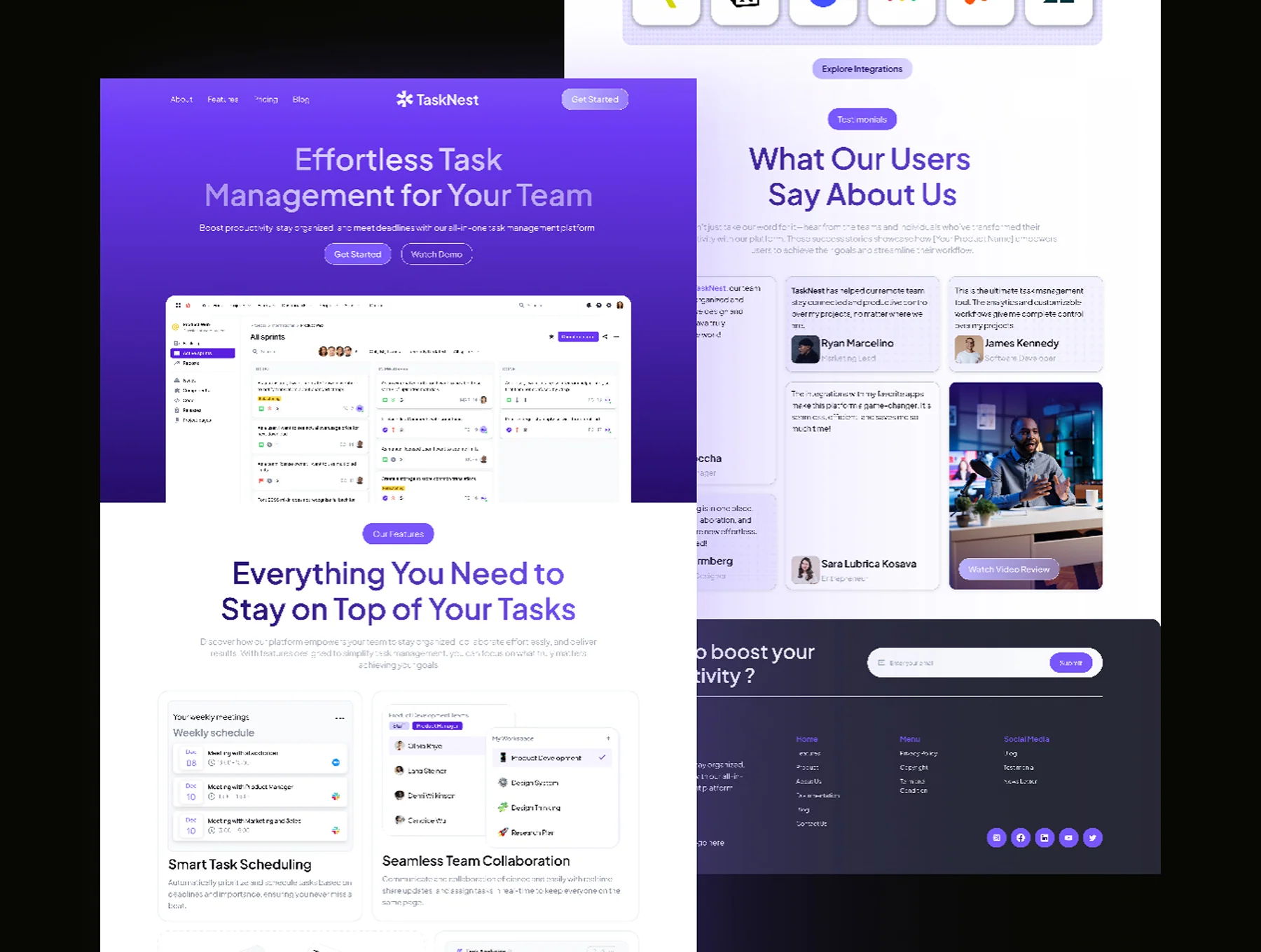 TaskNest - Task Management Landing Page 6