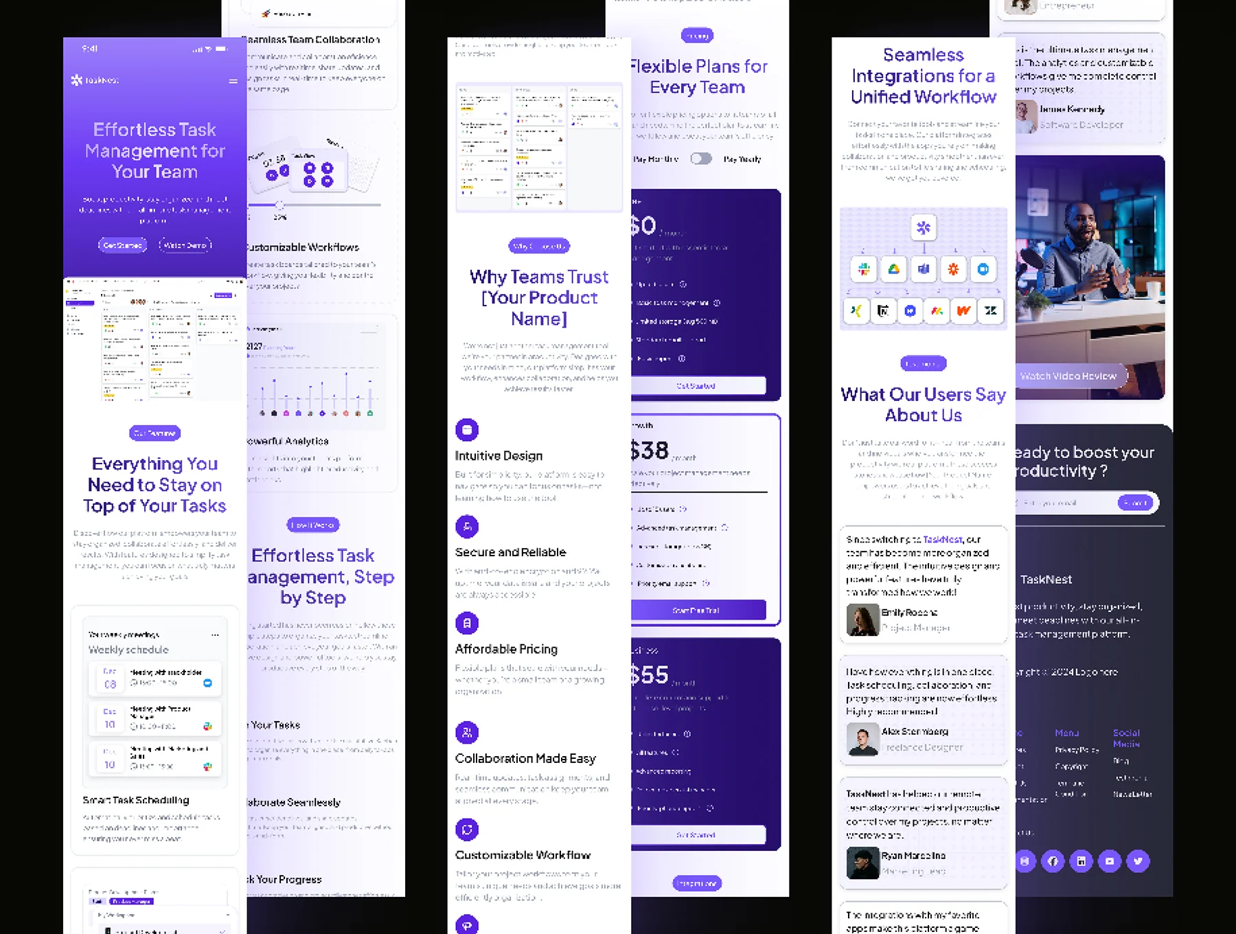 TaskNest - Task Management Landing Page 7