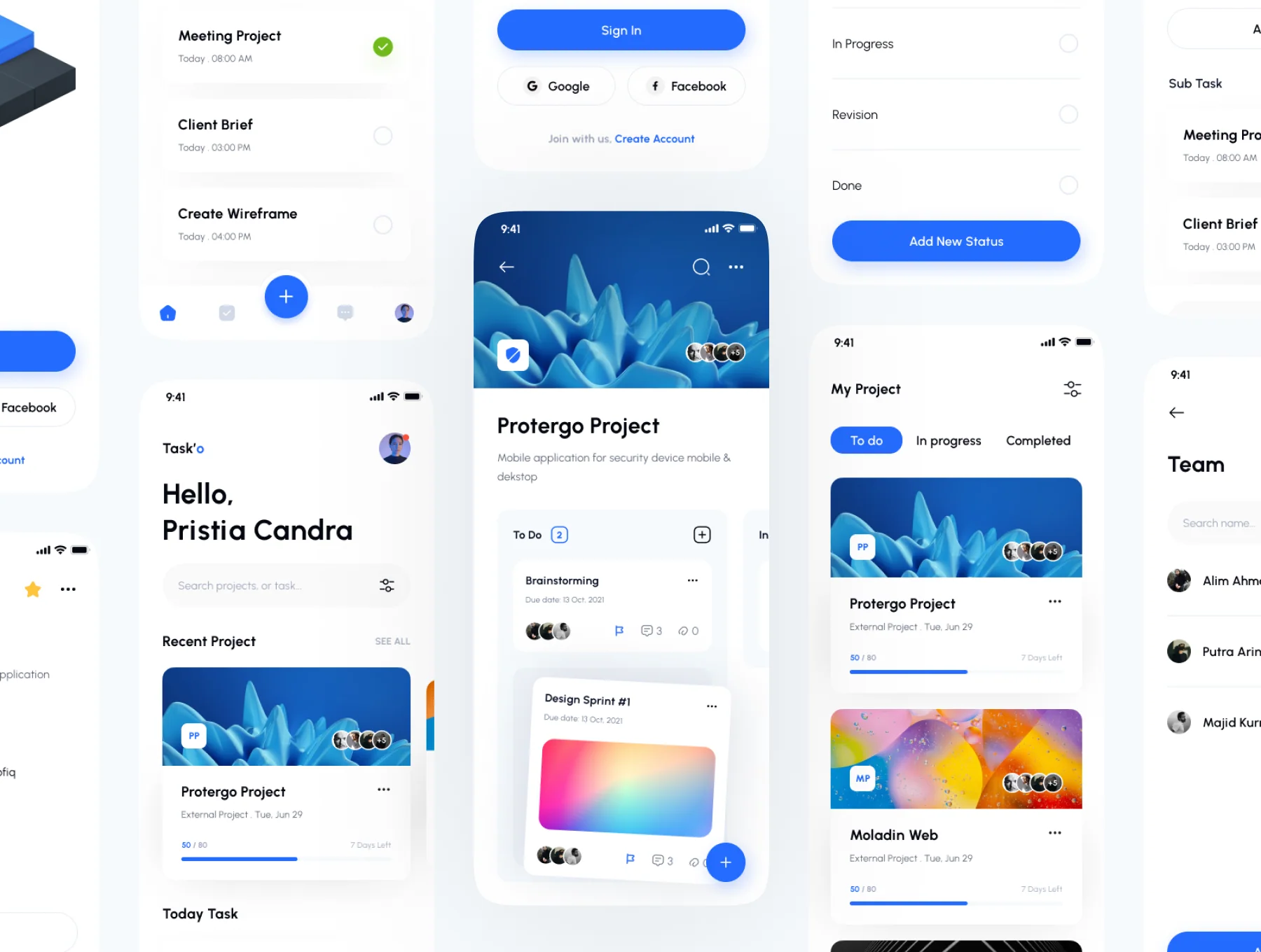 Task'o - Management Task Apps UI Kit 2